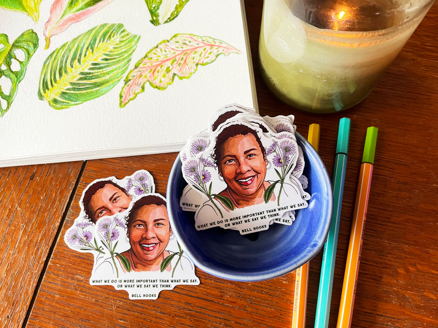 What we do matters, bell hooks: feminist sticker