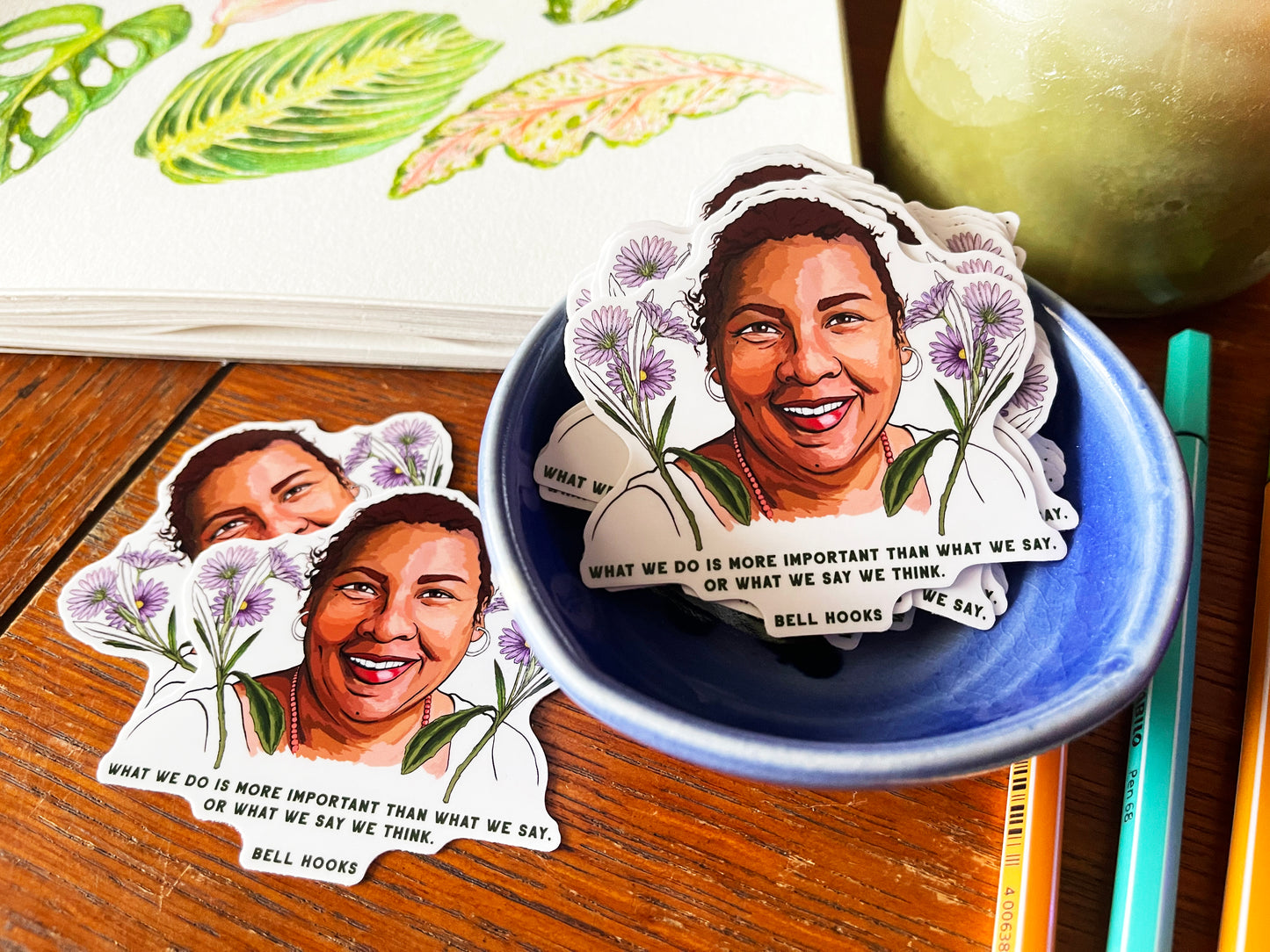 What we do matters, bell hooks: feminist sticker