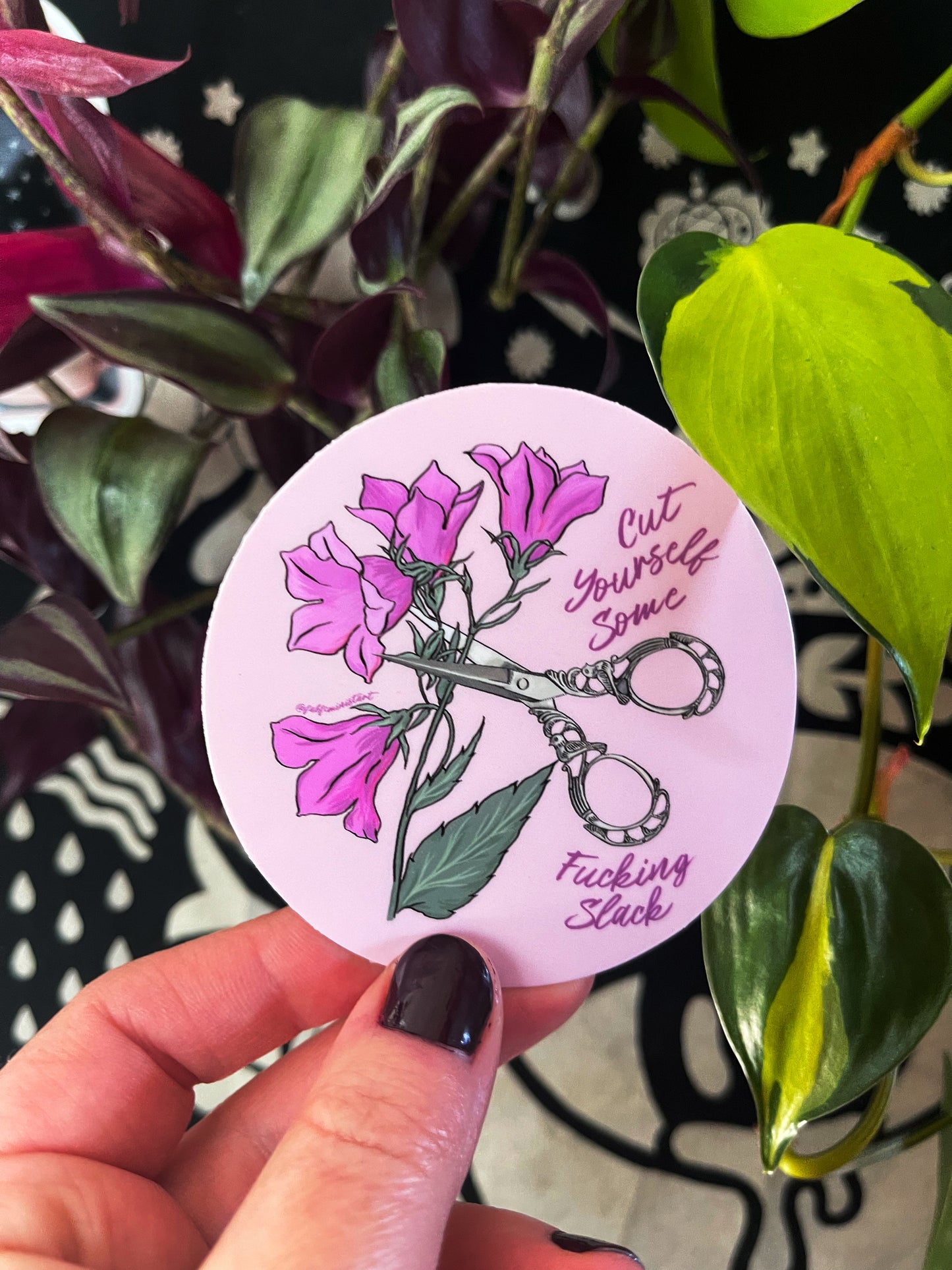 Cut Yourself Some F*cking Slack: Mental Health Sticker