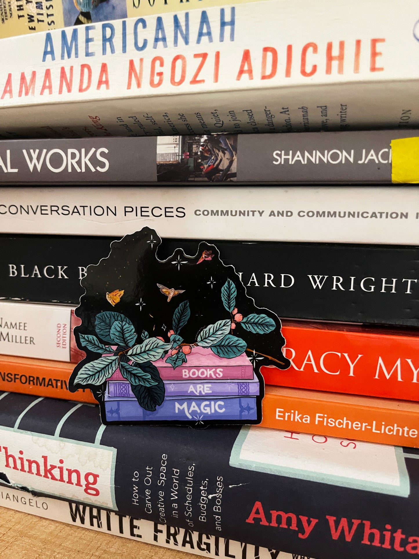 Books Are Magic: Bibliophile Sticker
