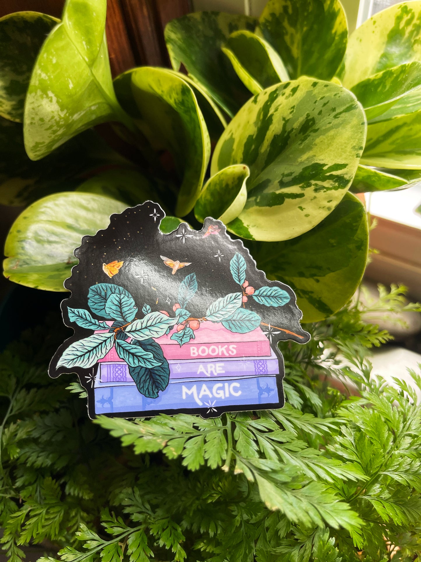 Books Are Magic: Bibliophile Sticker