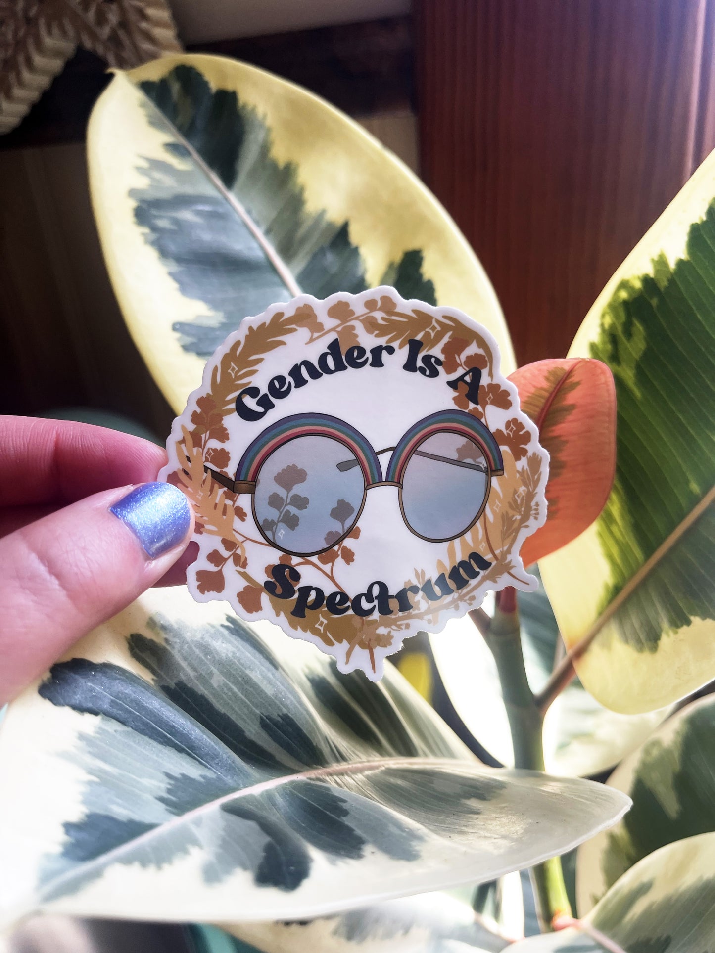 Gender Is A Spectrum: LGBTQ Pride Sticker