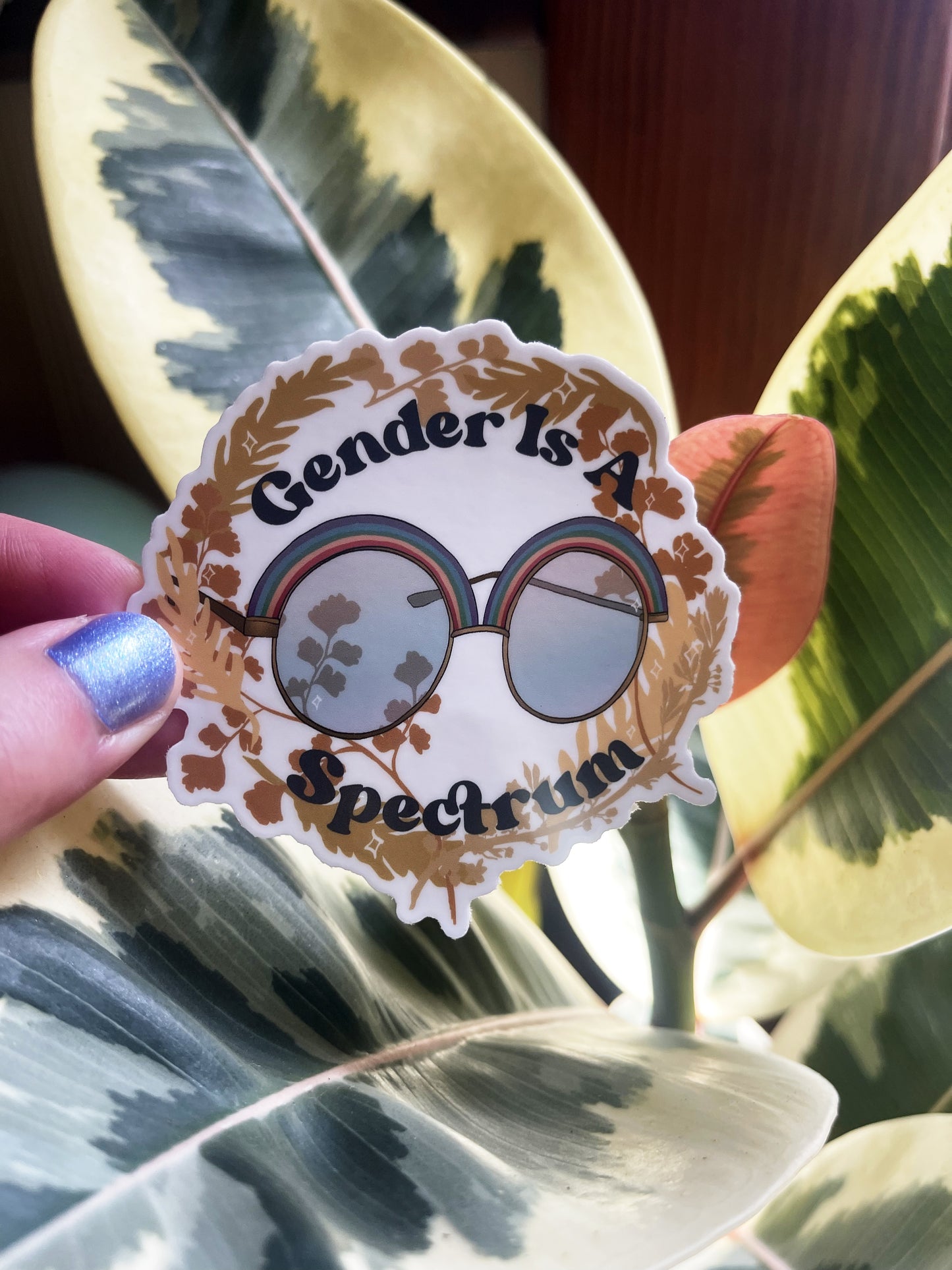 Gender Is A Spectrum: LGBTQ Pride Sticker