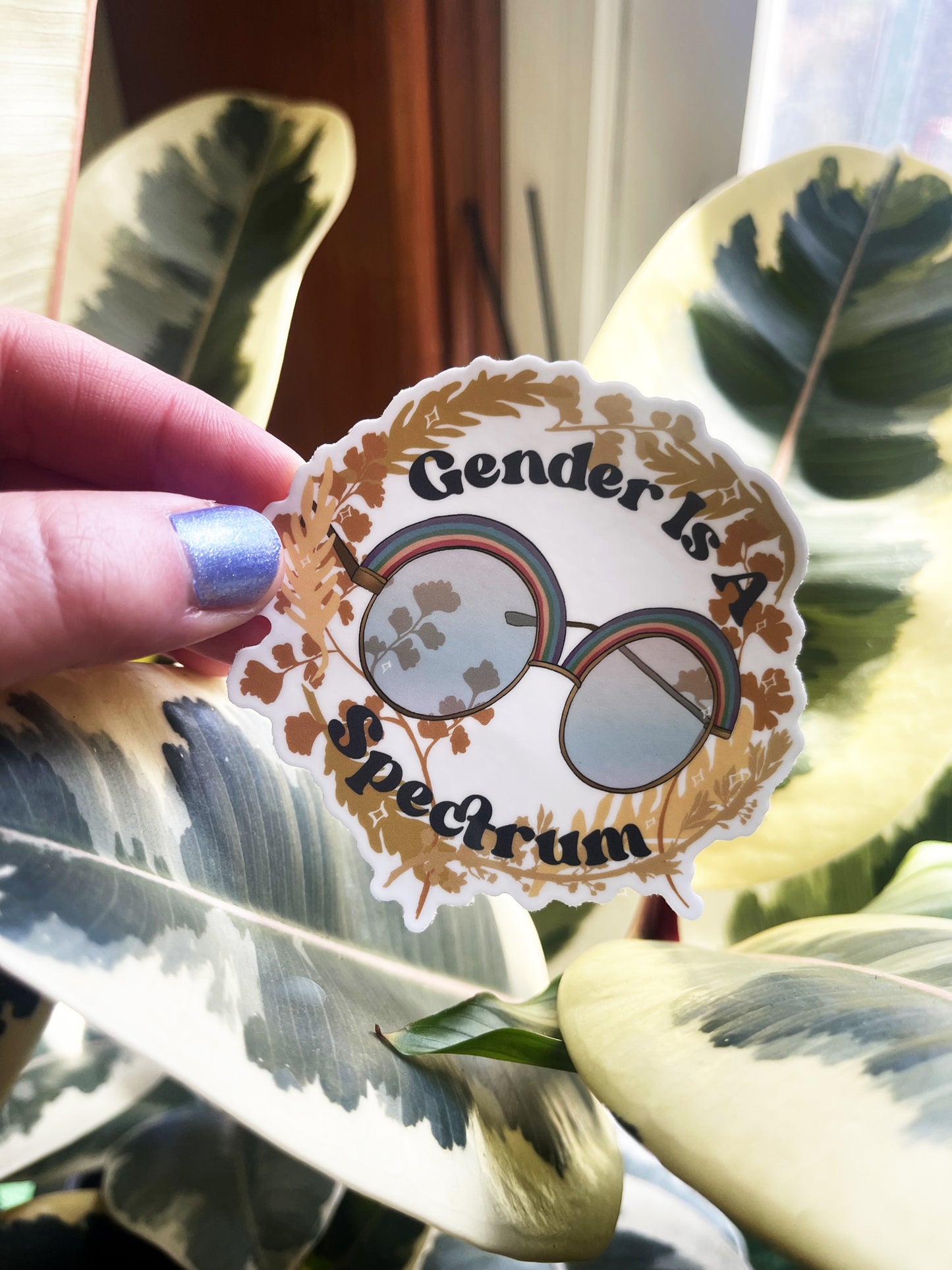 Gender Is A Spectrum: LGBTQ Pride Sticker