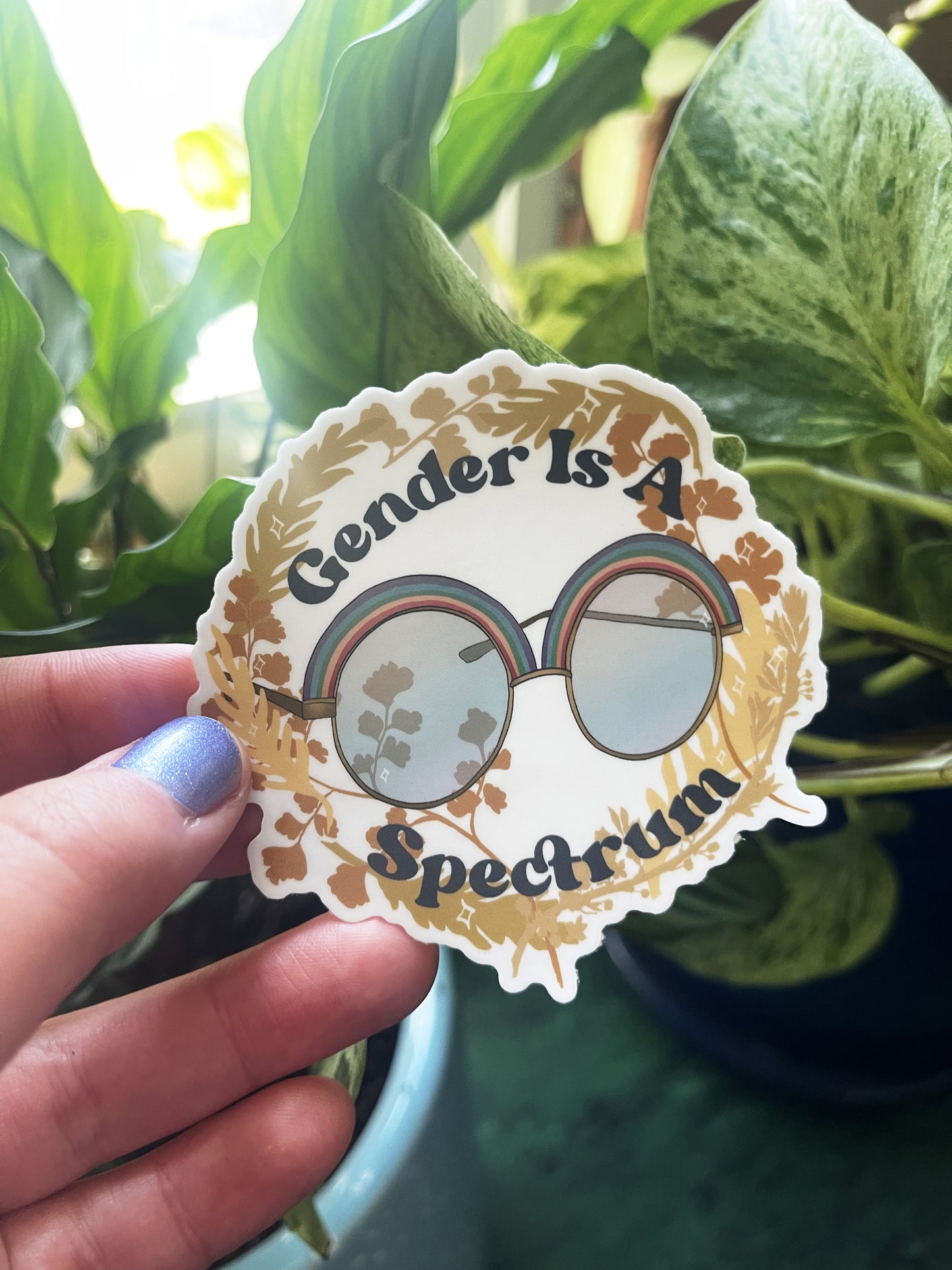 Gender Is A Spectrum: LGBTQ Pride Sticker