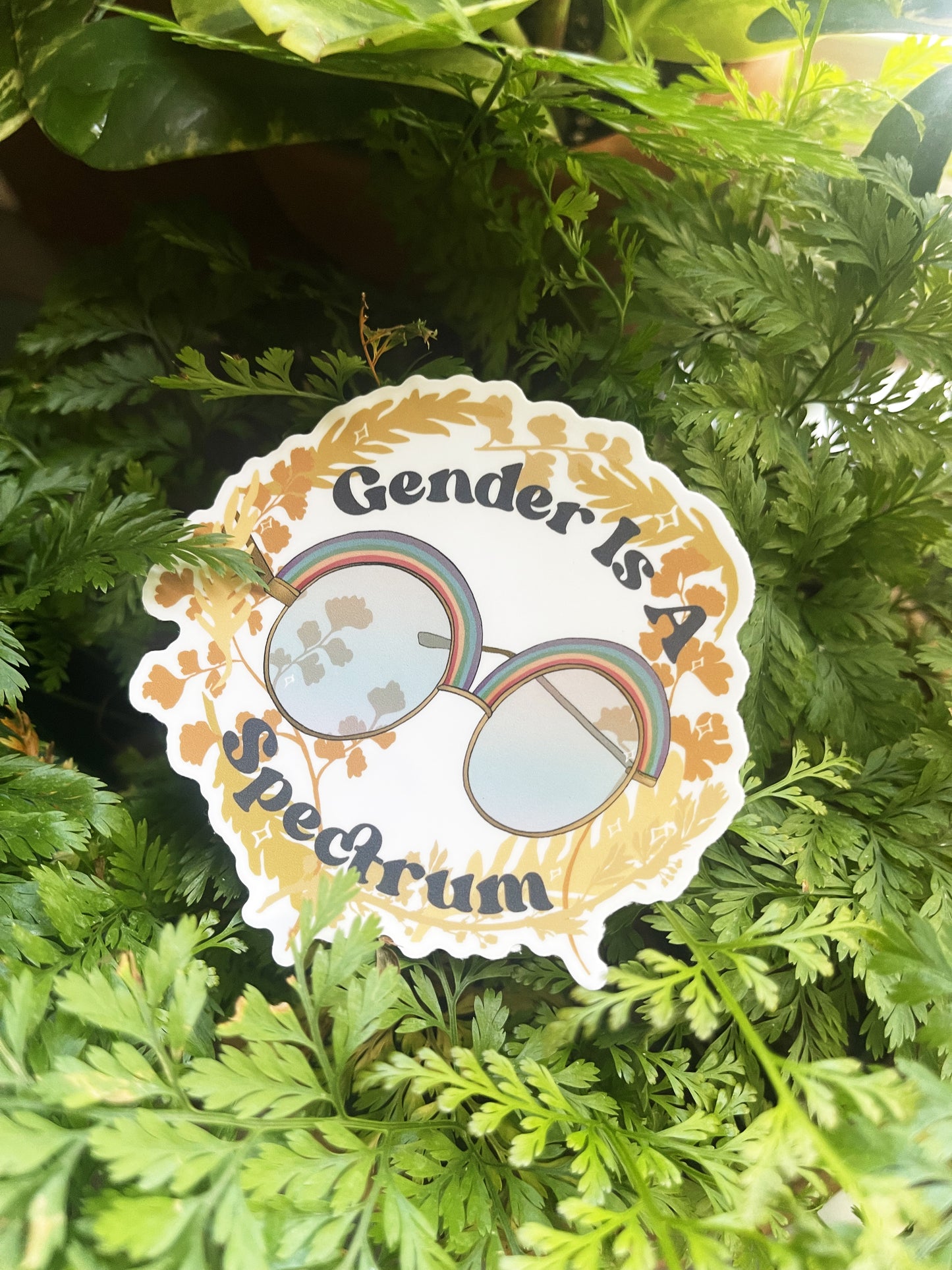 Gender Is A Spectrum: LGBTQ Pride Sticker