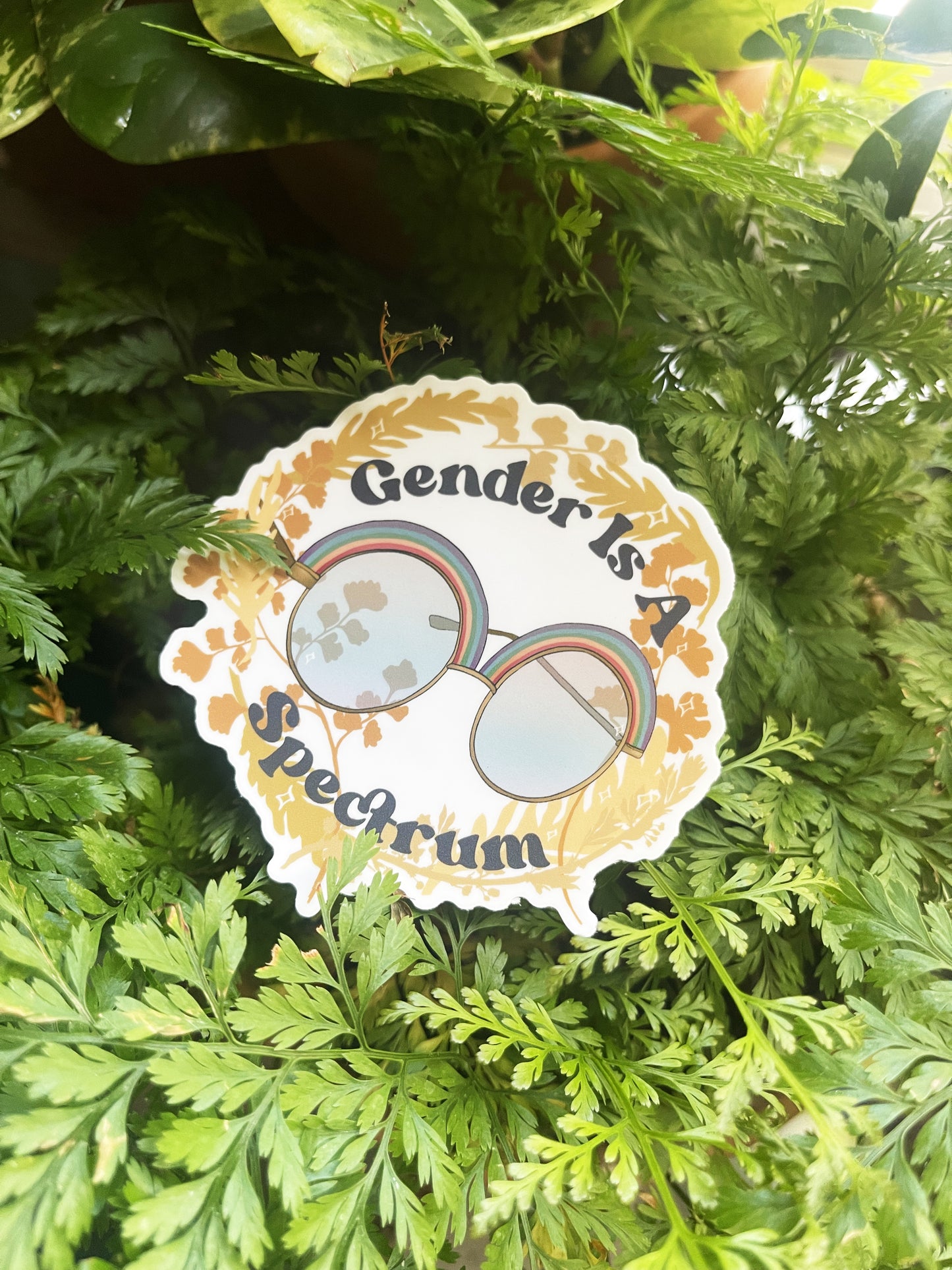 Gender Is A Spectrum: LGBTQ Pride Sticker