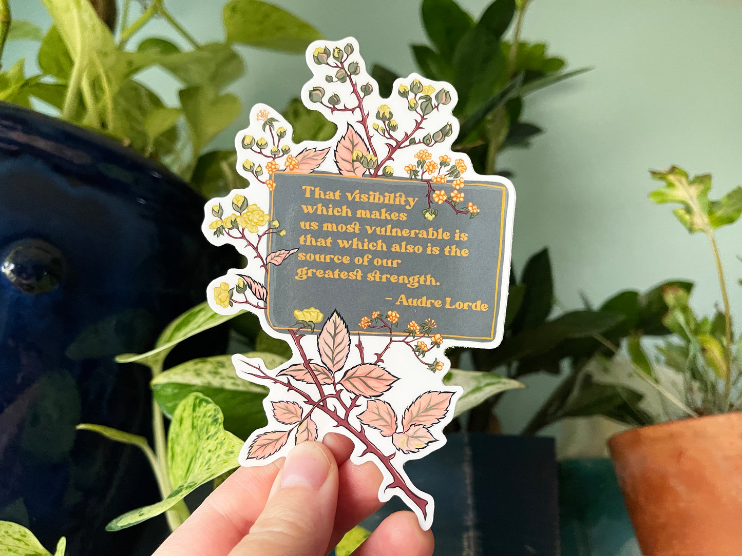 We Are The Source Of Our Greatest Strength, Audre Lorde: Feminist Laptop Sticker