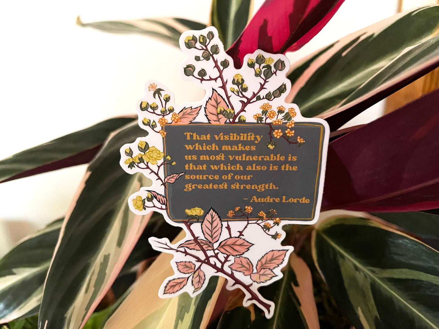 We Are The Source Of Our Greatest Strength, Audre Lorde: Feminist Laptop Sticker
