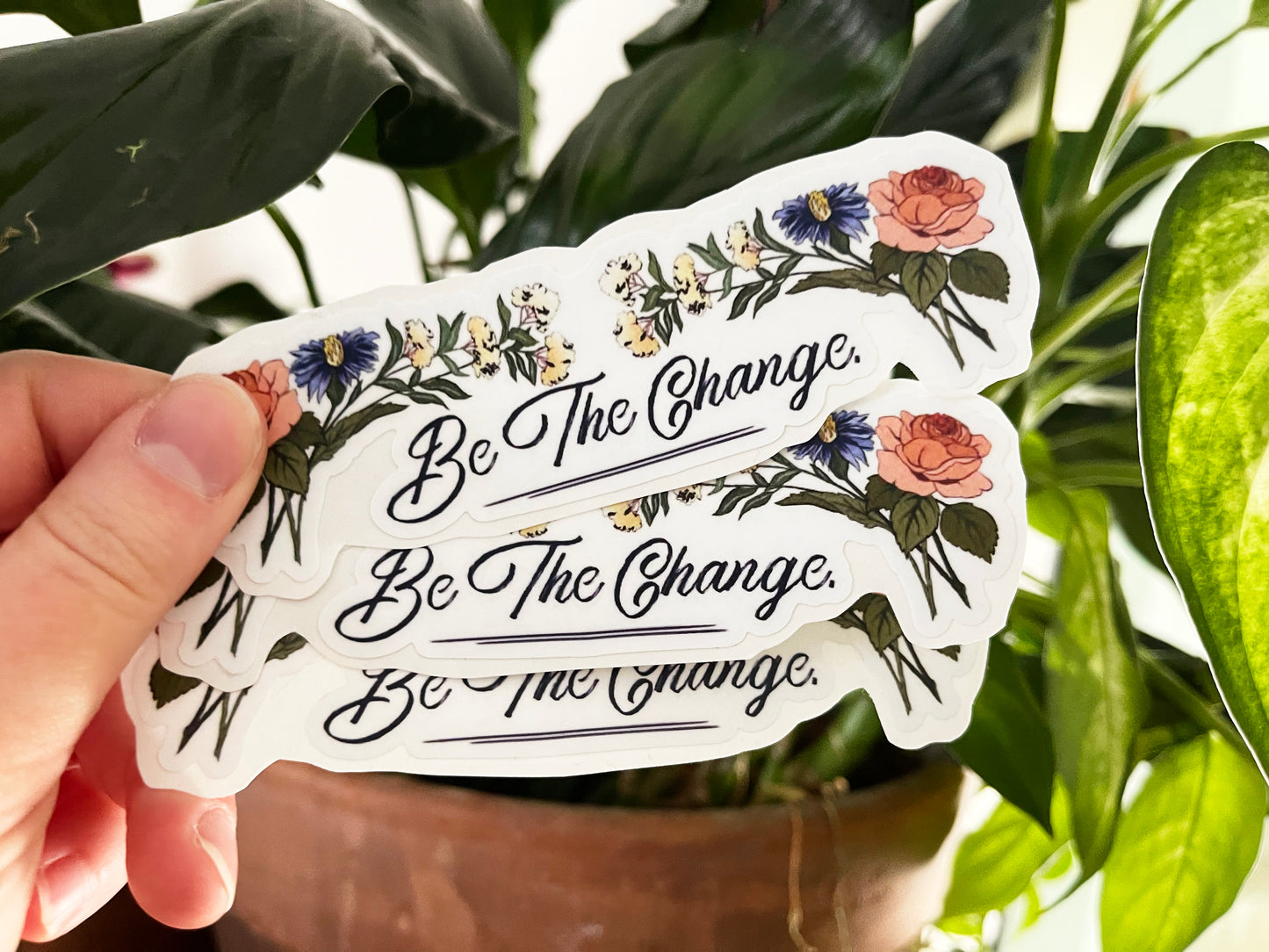 Be The Change: Feminist Sticker