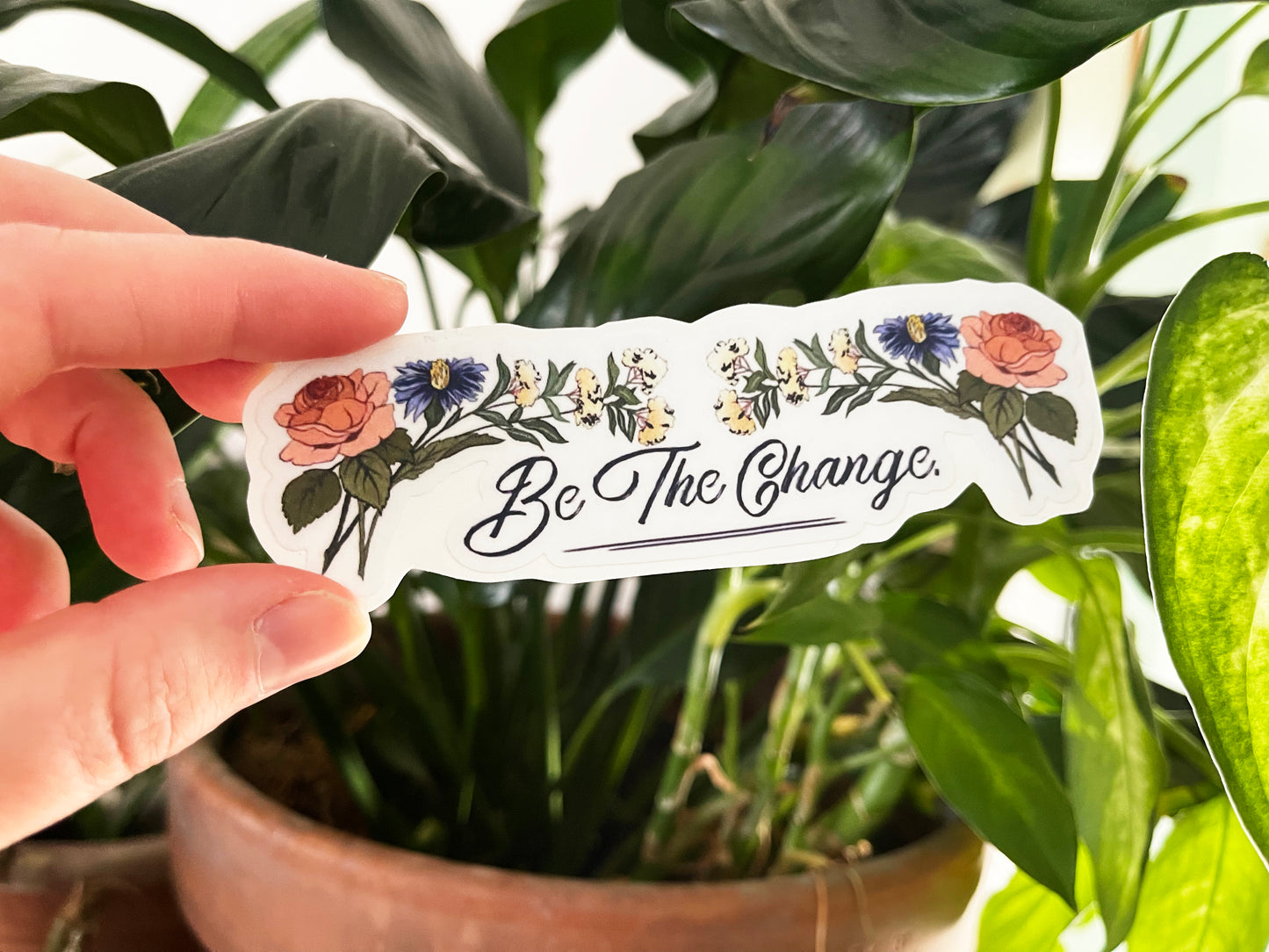 Be The Change: Feminist Sticker