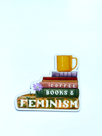 Coffee Books and Feminism: Feminist Magnet