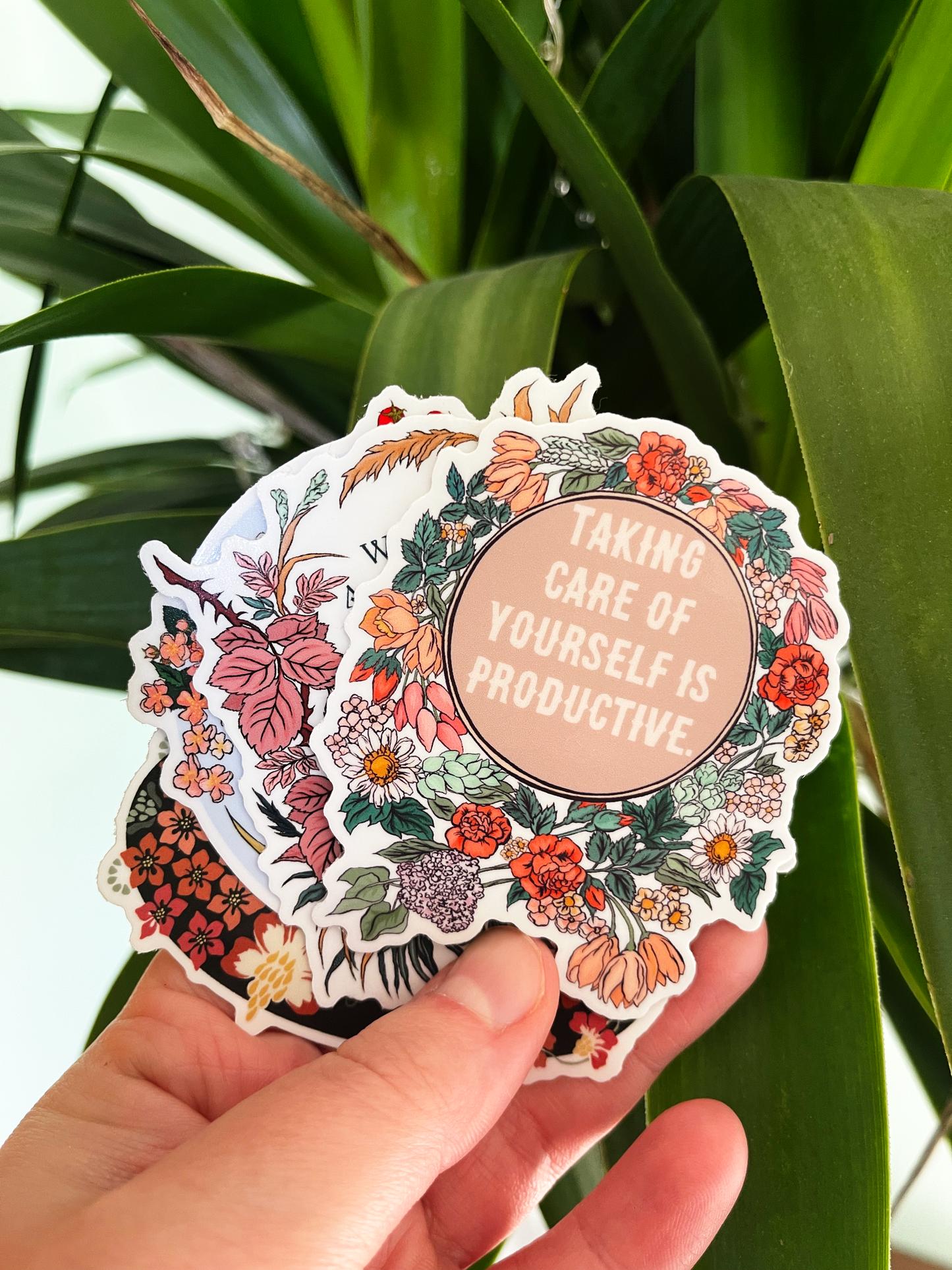 Taking Care Of Yourself Is Productive: Self Care Laptop Sticker
