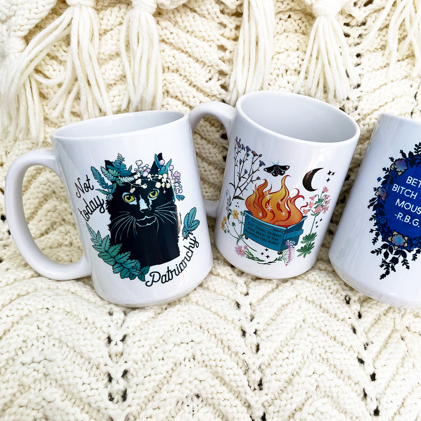 Not Today Patriarchy: Feminist Mug