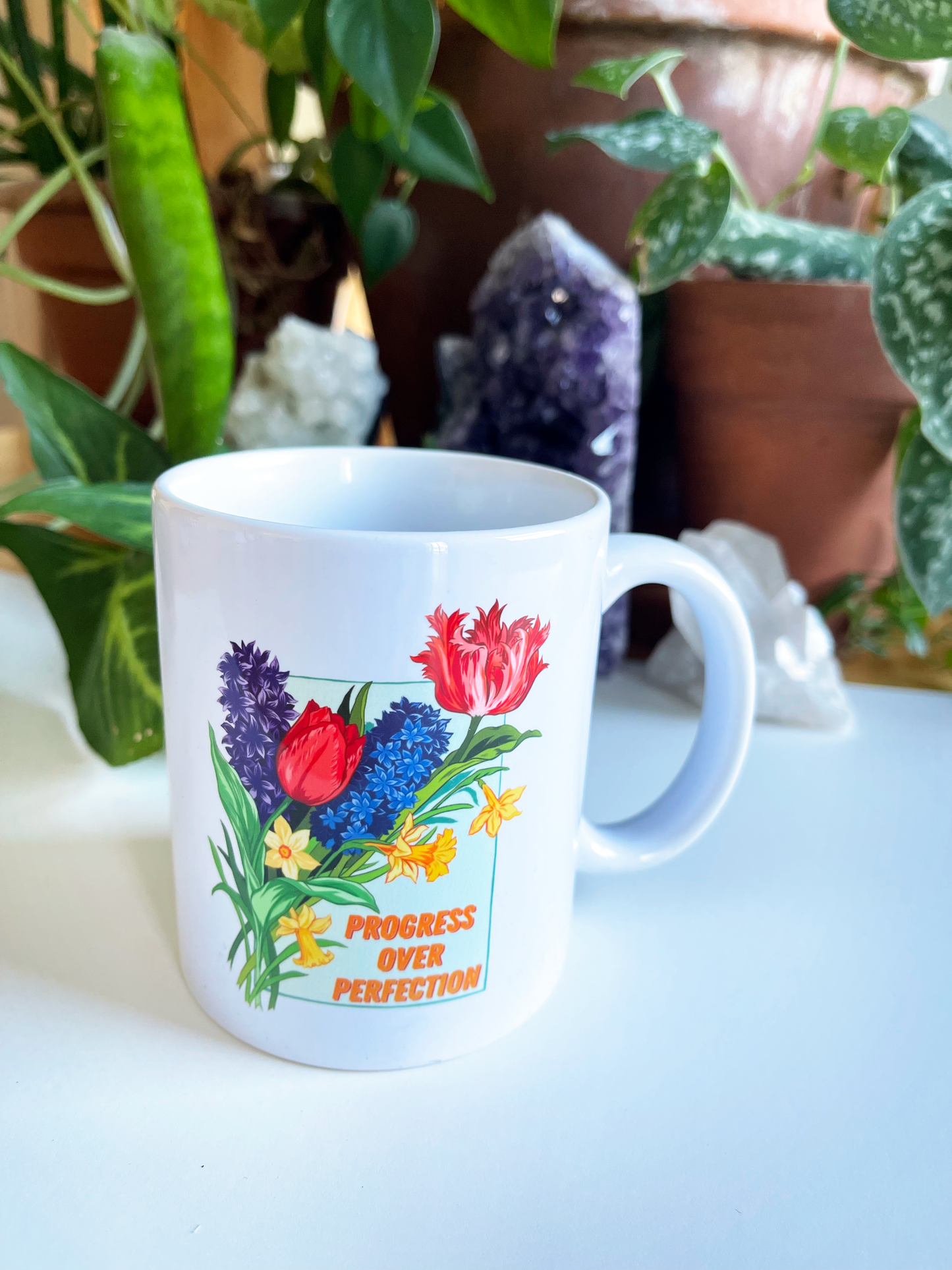 Progress Over Perfection: Self Care Mug