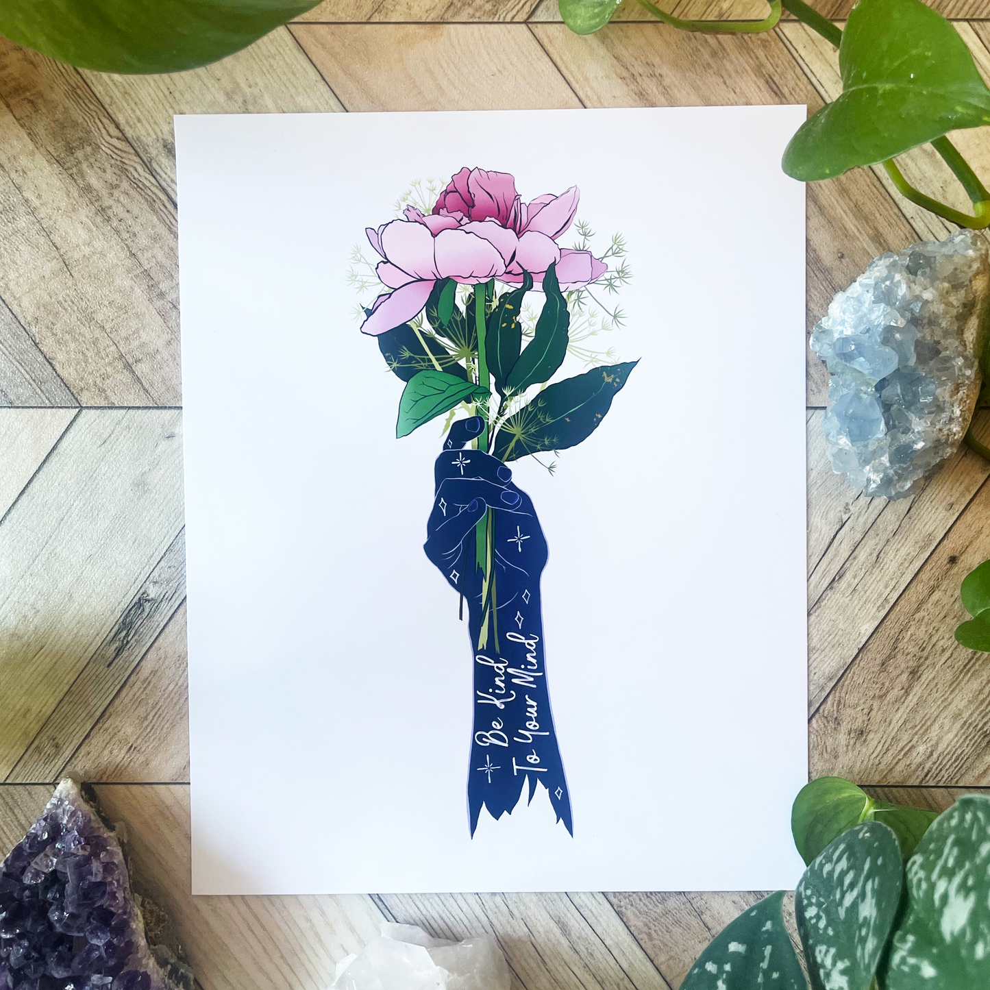 Be Kind To Your Mind: Self Care Print
