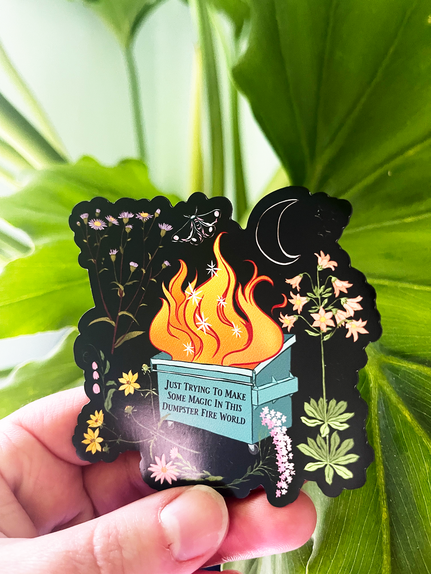 Just Trying To Make Some Magic In This Dumpster Fire World: Self Care Magnet
