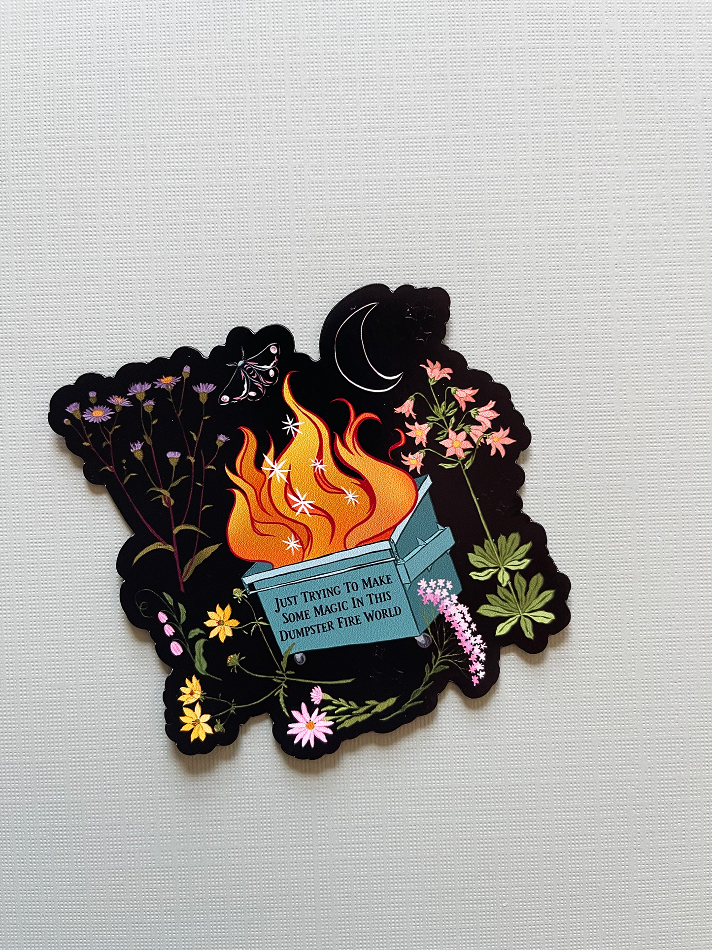 Just Trying To Make Some Magic In This Dumpster Fire World: Self Care Magnet