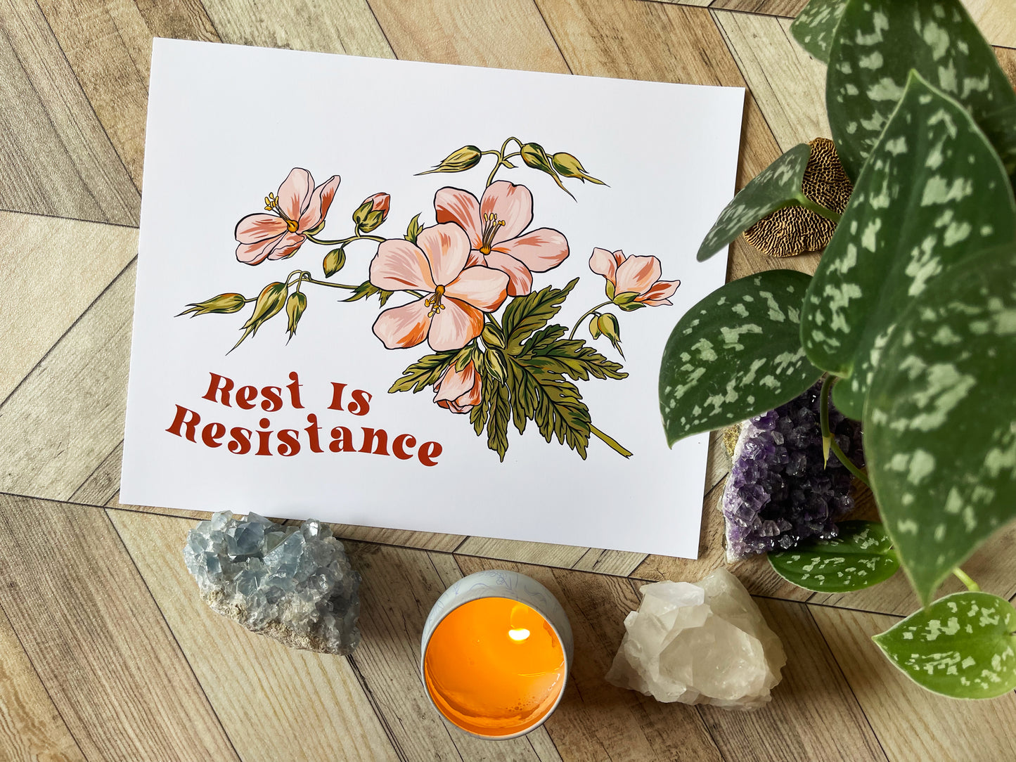 Rest Is Resistance: Feminist Print
