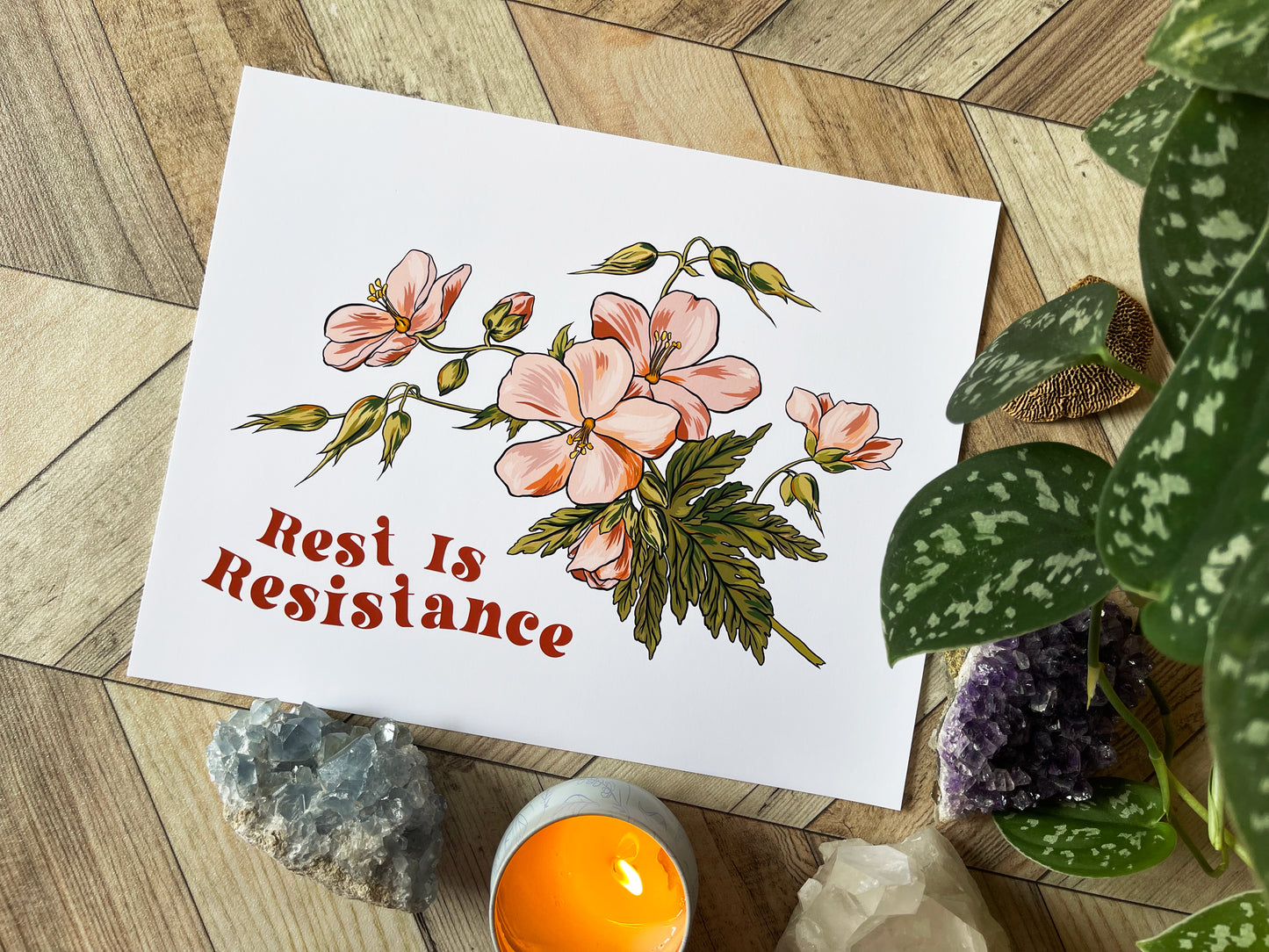 Rest Is Resistance: Feminist Print