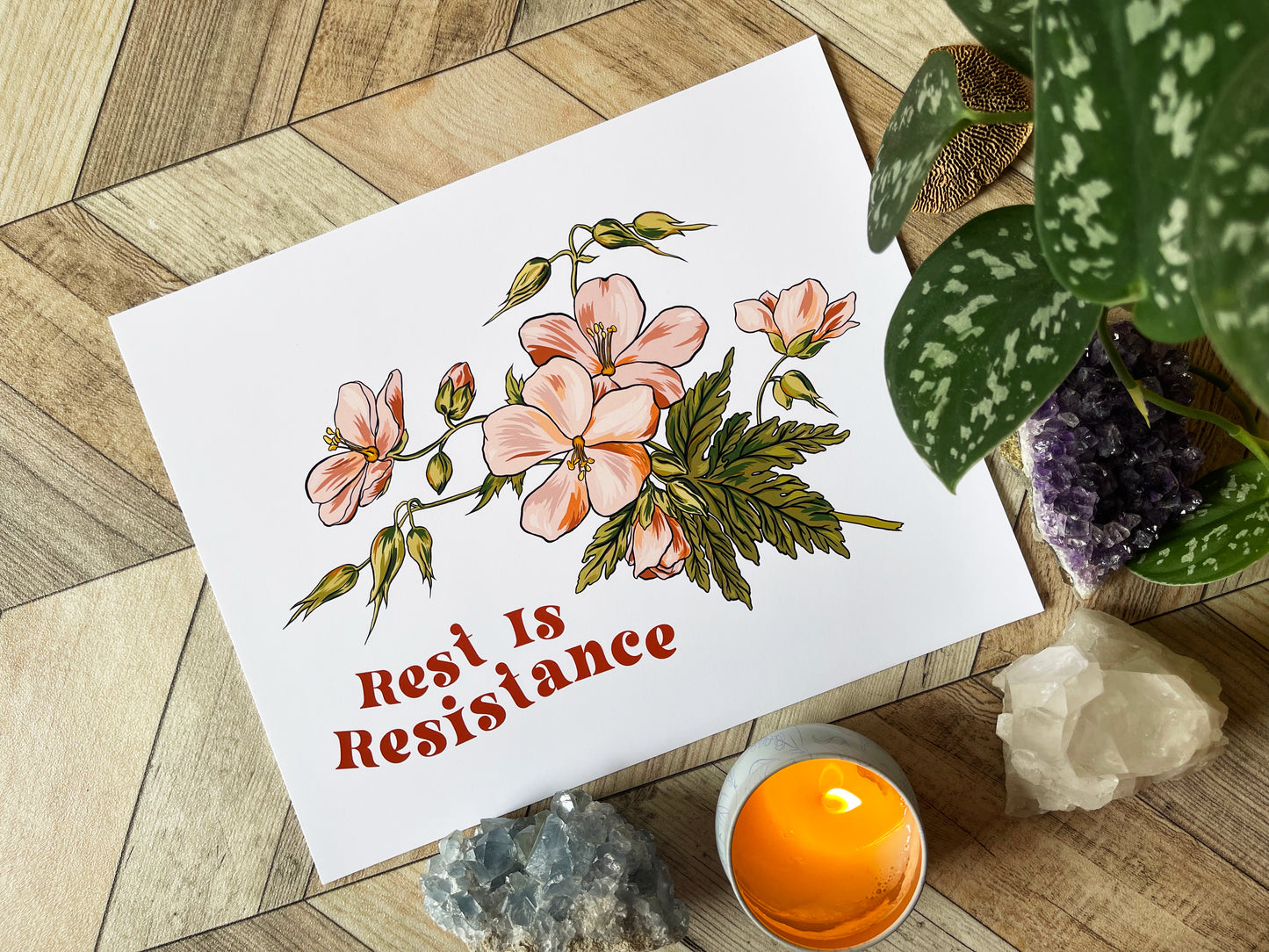 Rest Is Resistance: Feminist Print