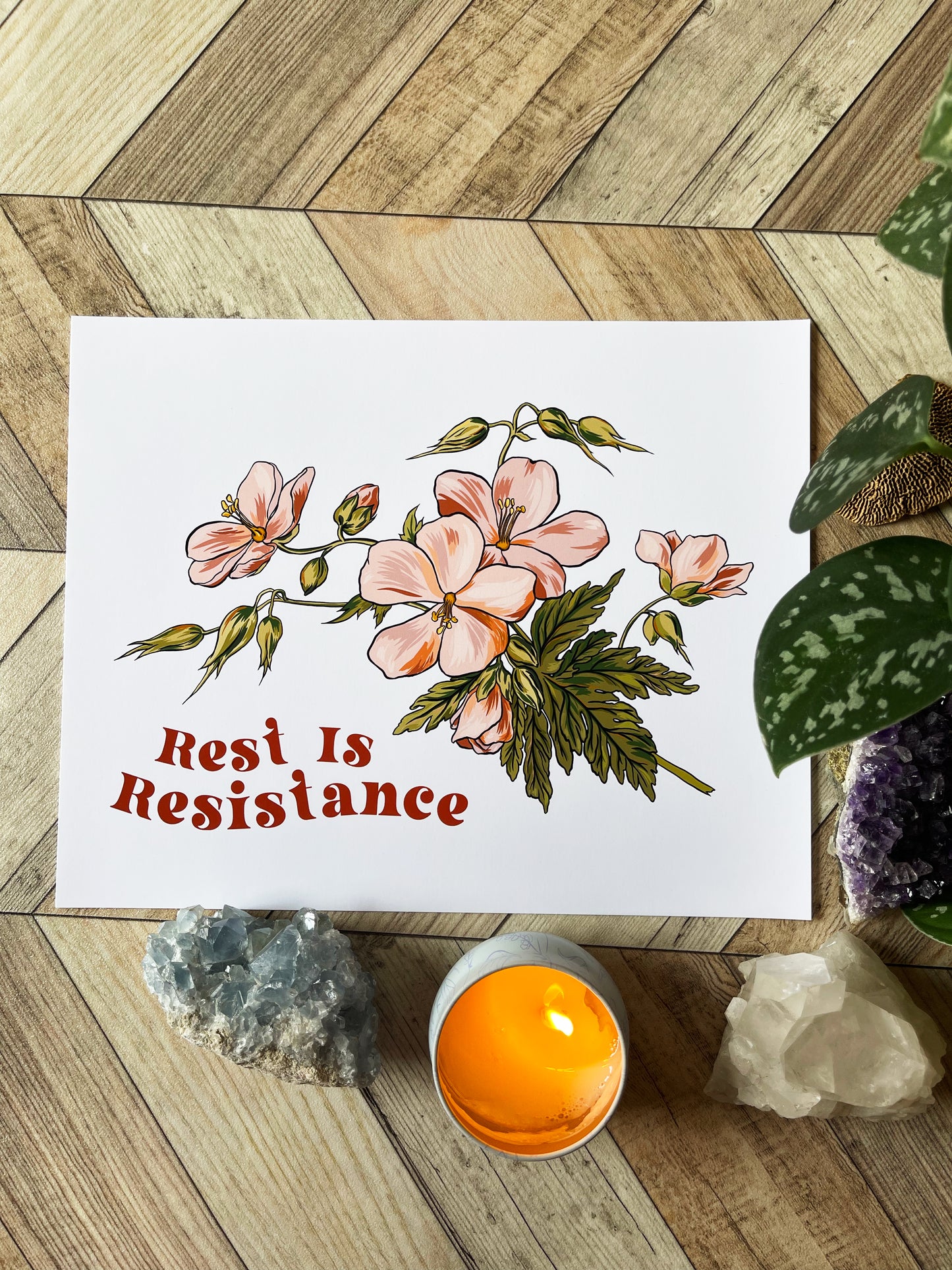 Rest Is Resistance: Feminist Print
