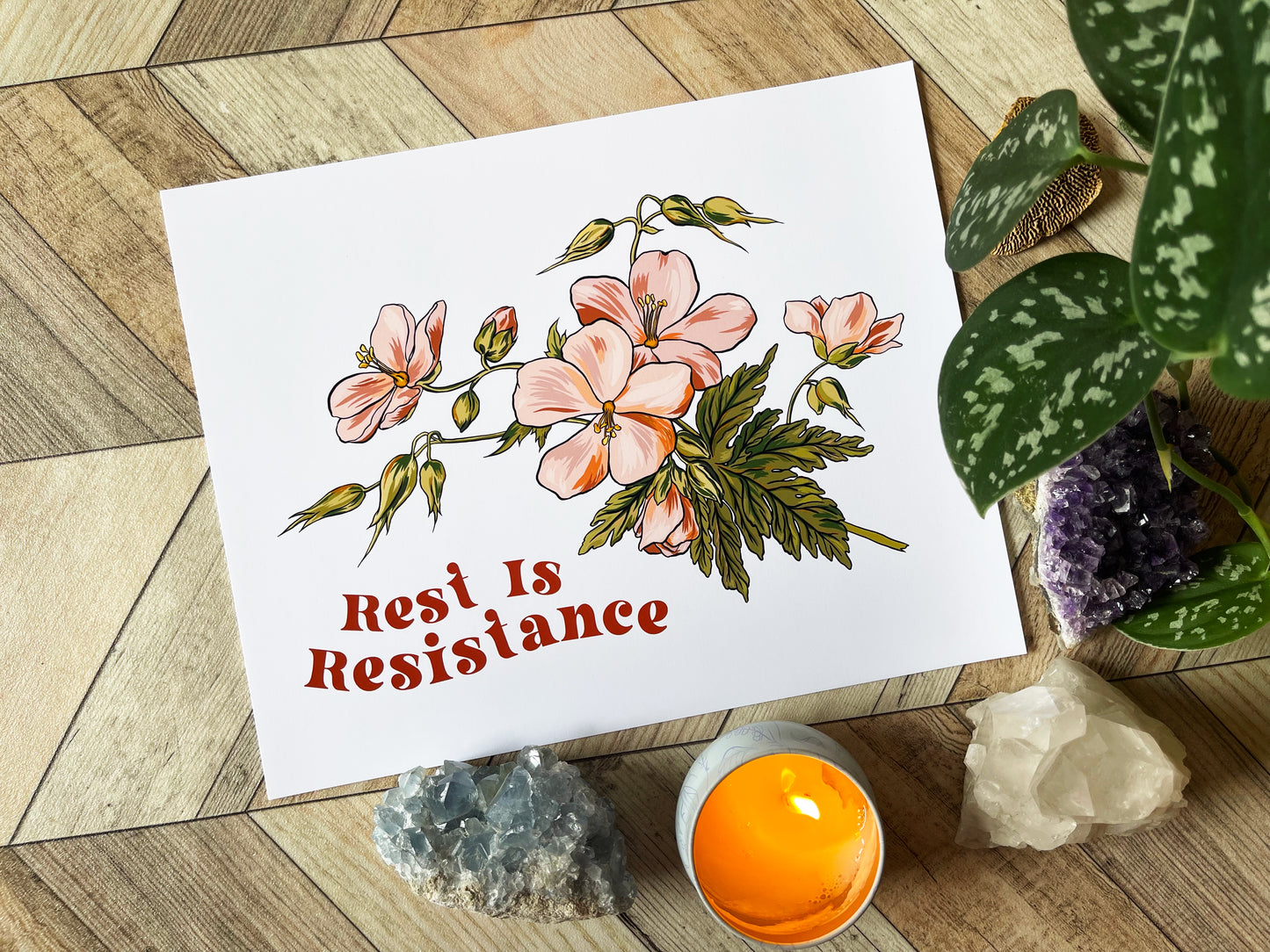 Rest Is Resistance: Feminist Print