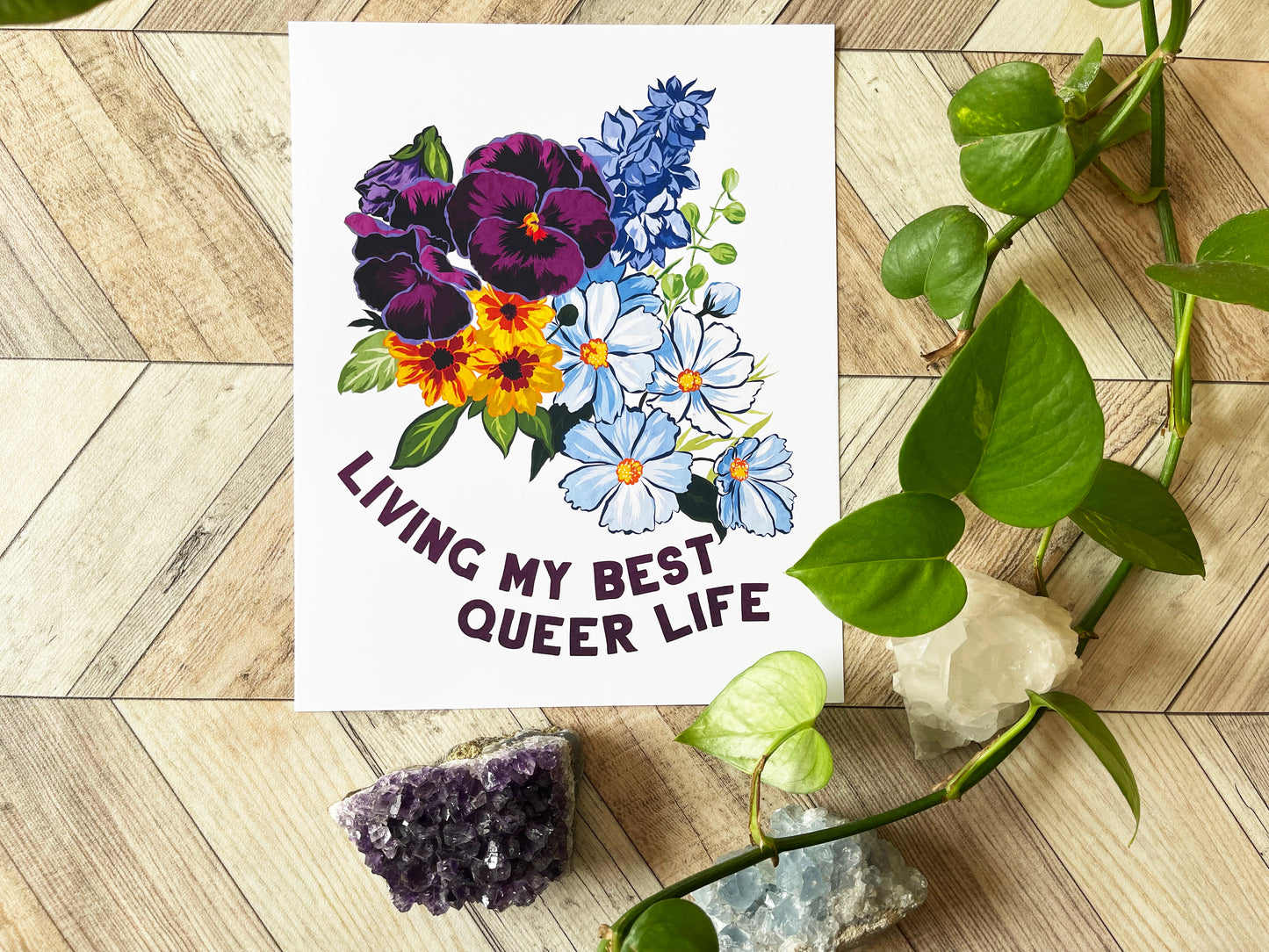 Living My Best Queer Life: Queer Pride Print