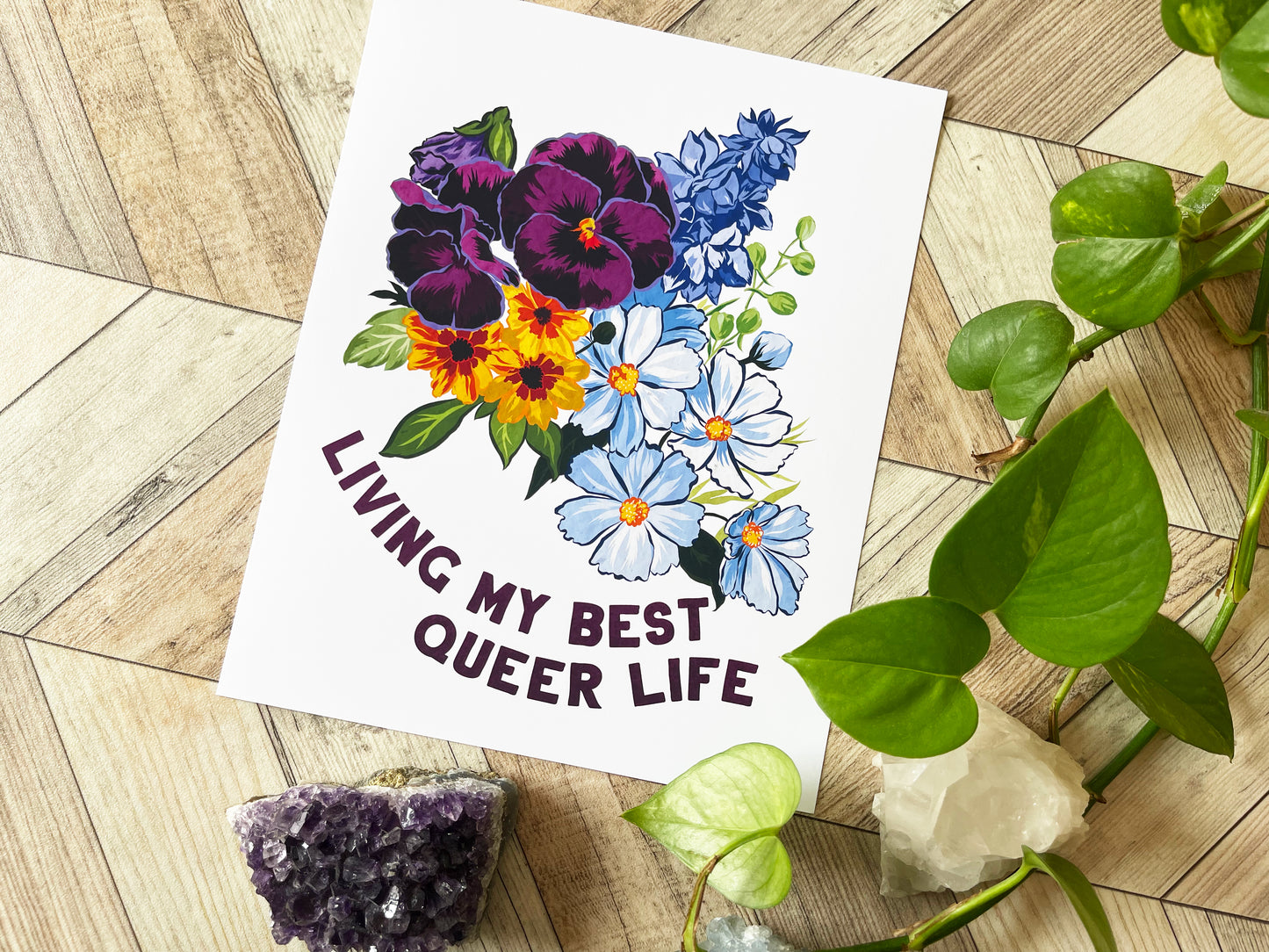 Living My Best Queer Life: Queer Pride Print