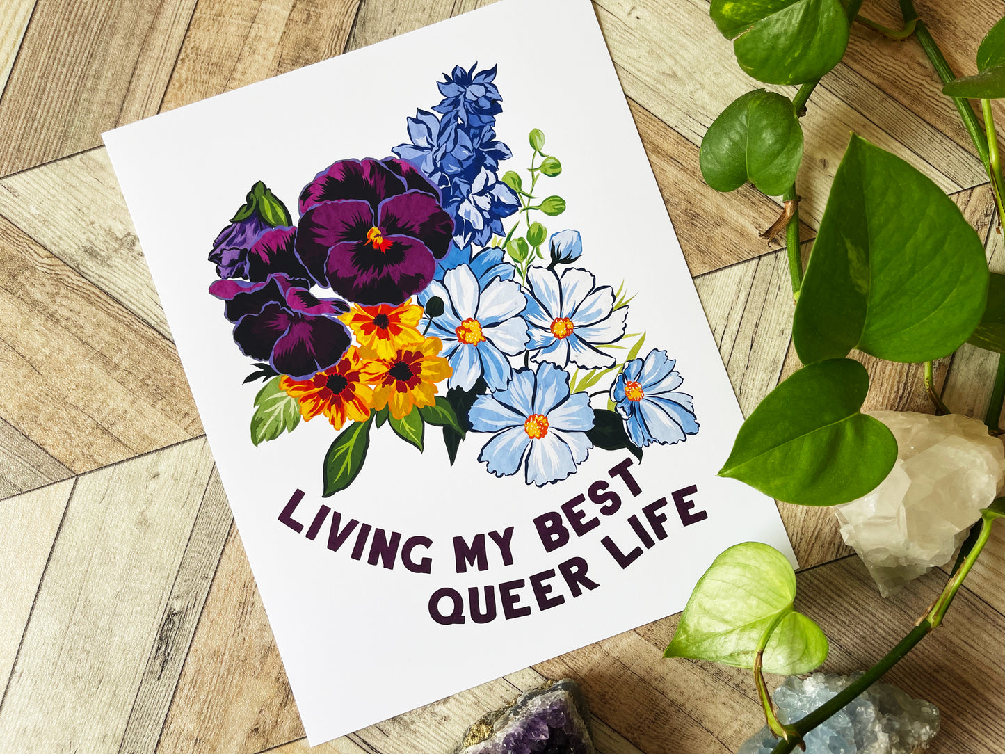 Living My Best Queer Life: Queer Pride Print