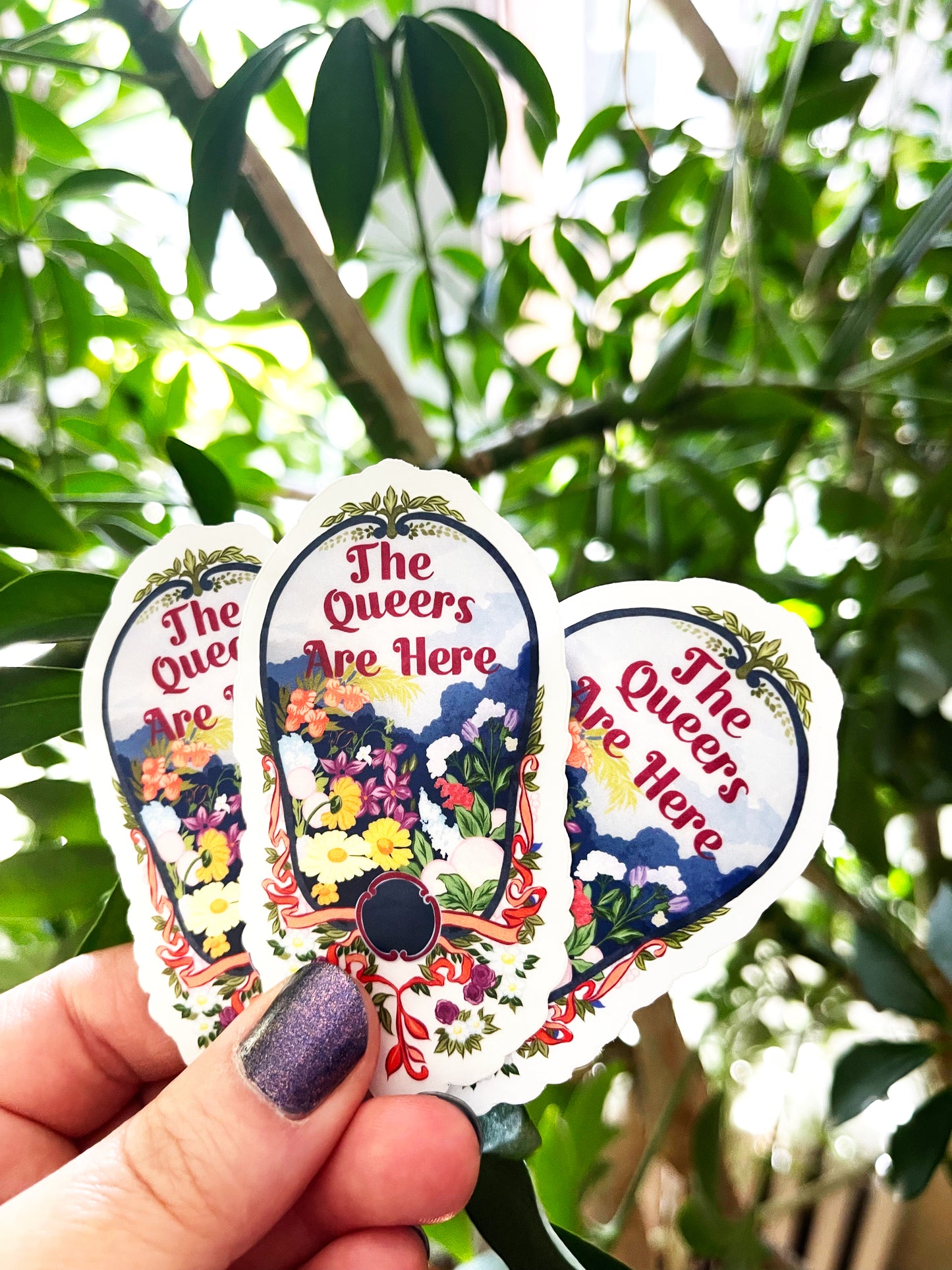 The Queers Are Here: LGBTQ Sticker