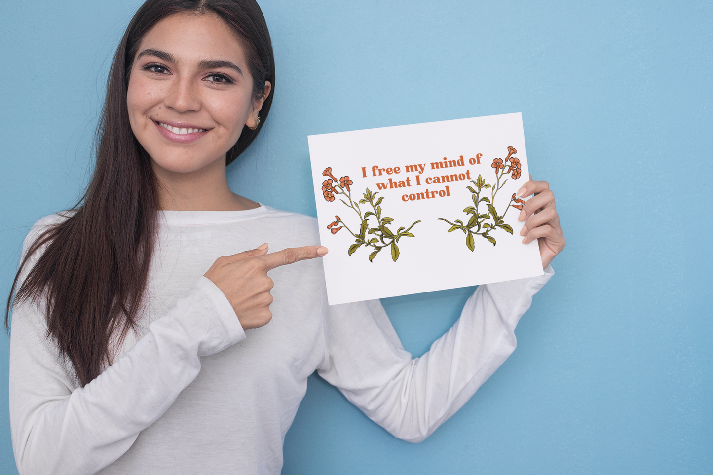 I Free My Mind Of What I Cannot Control: Mental Health Print