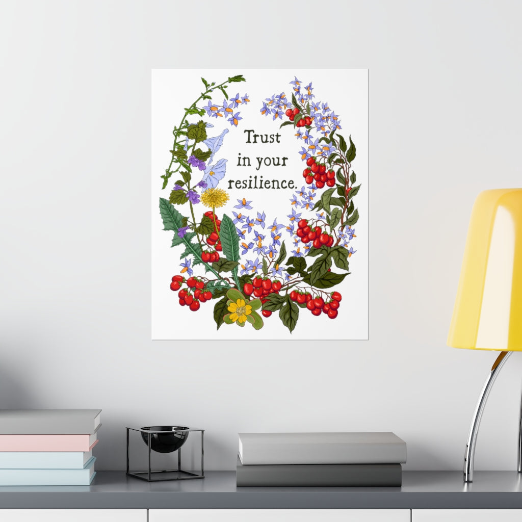 Trust In Your Resilience: Self Care Print