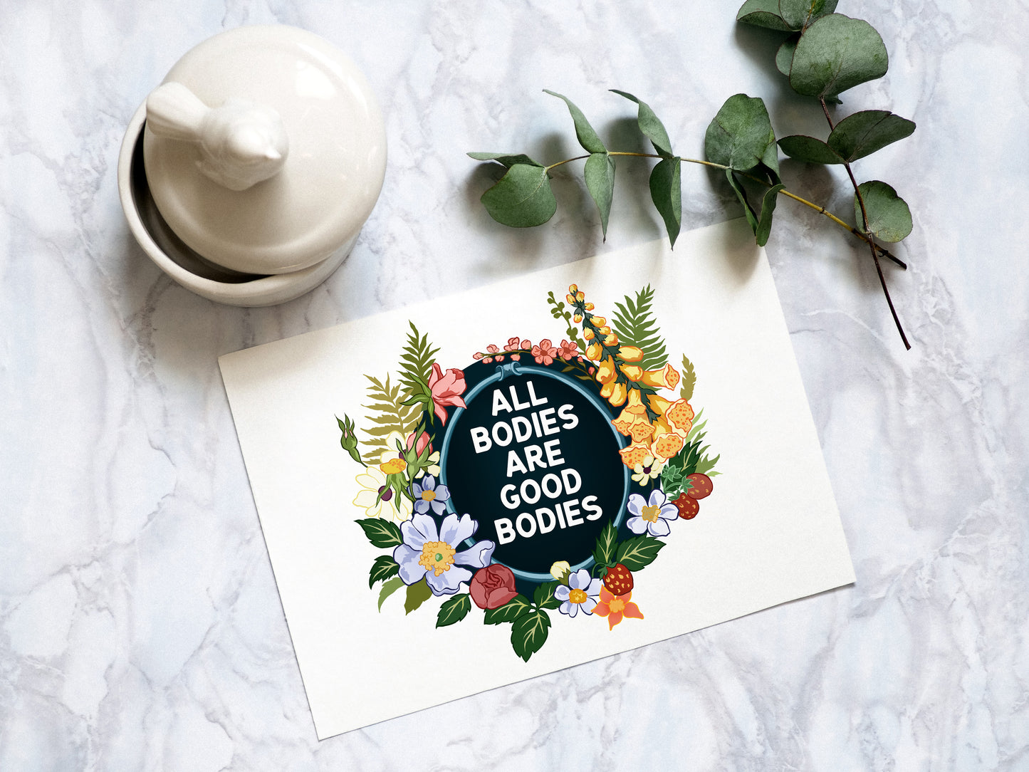 All Bodies Are Good Bodies: Small Body Positive Print