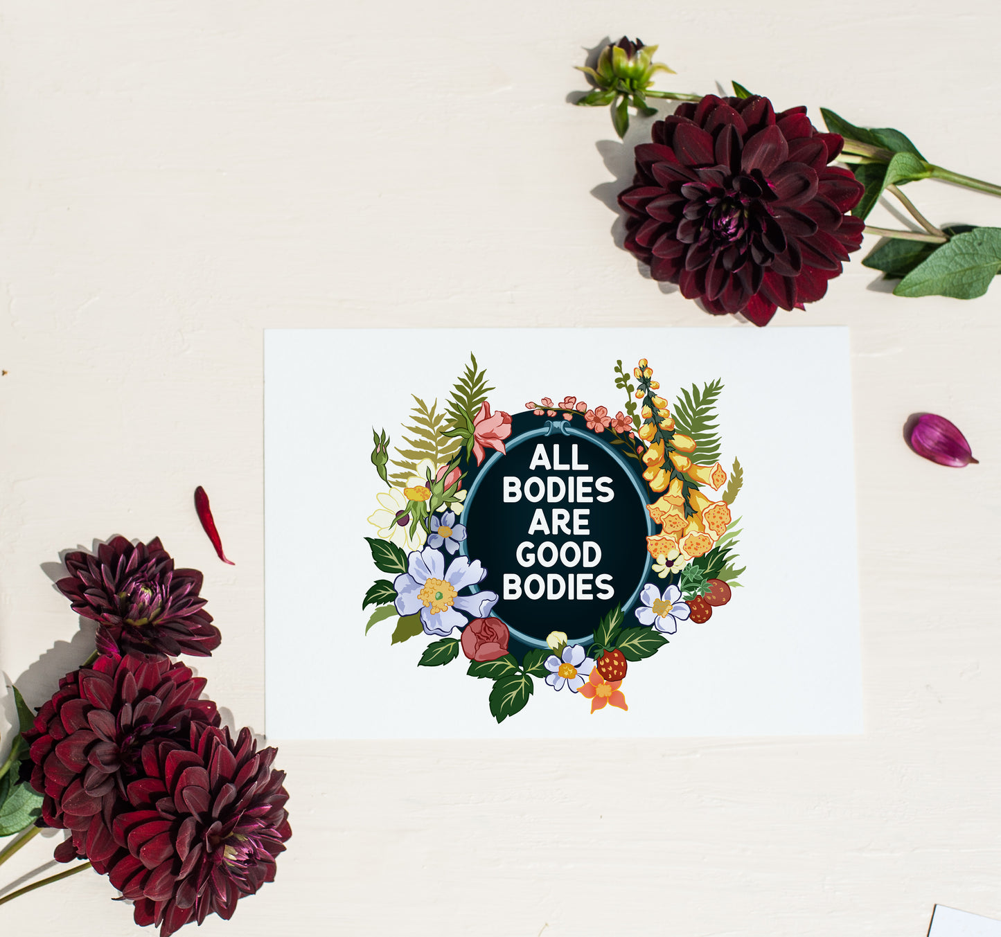 All Bodies Are Good Bodies: Small Body Positive Print