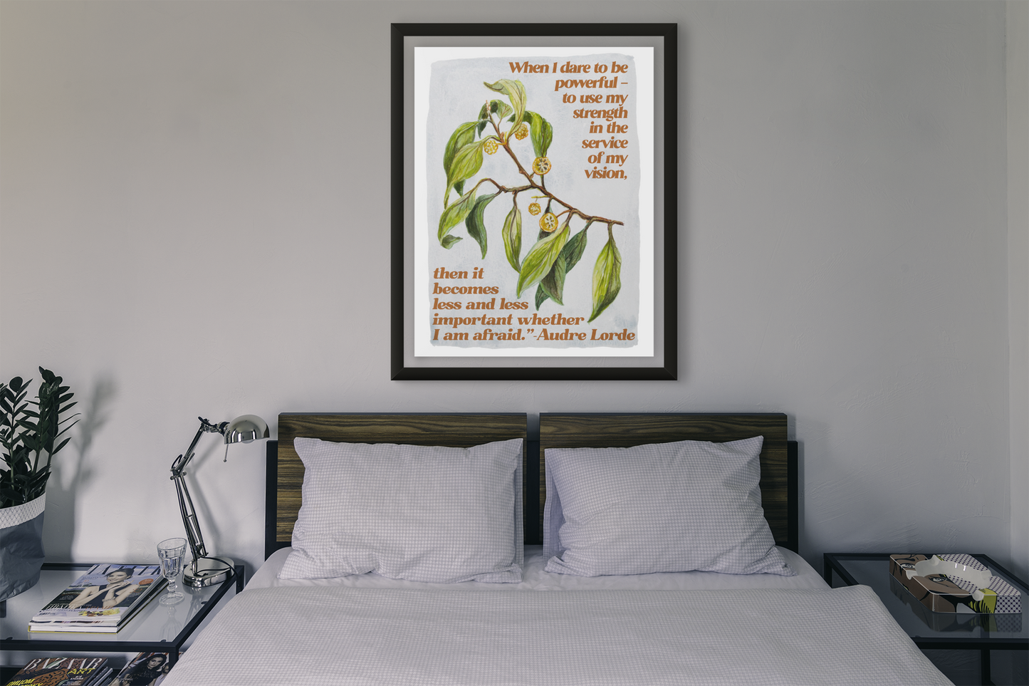 When I dare to be powerful, Audre Lorde: Feminist Print