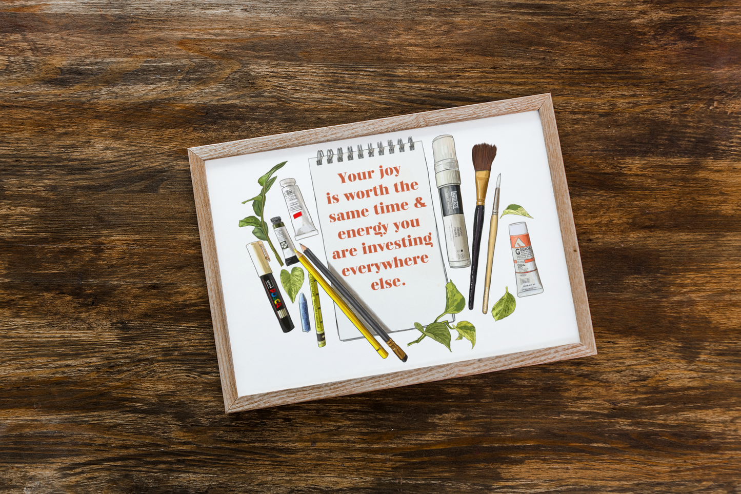 Your Joy Is Worth The Same Time And Energy You Are Investing Everywhere Else: Self Care Print