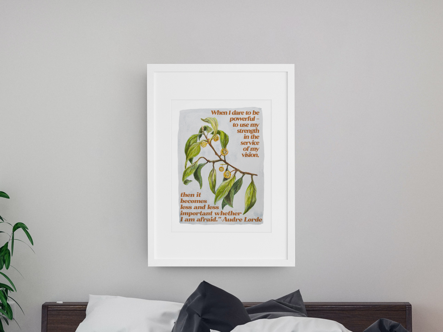 When I dare to be powerful, Audre Lorde: Feminist Print