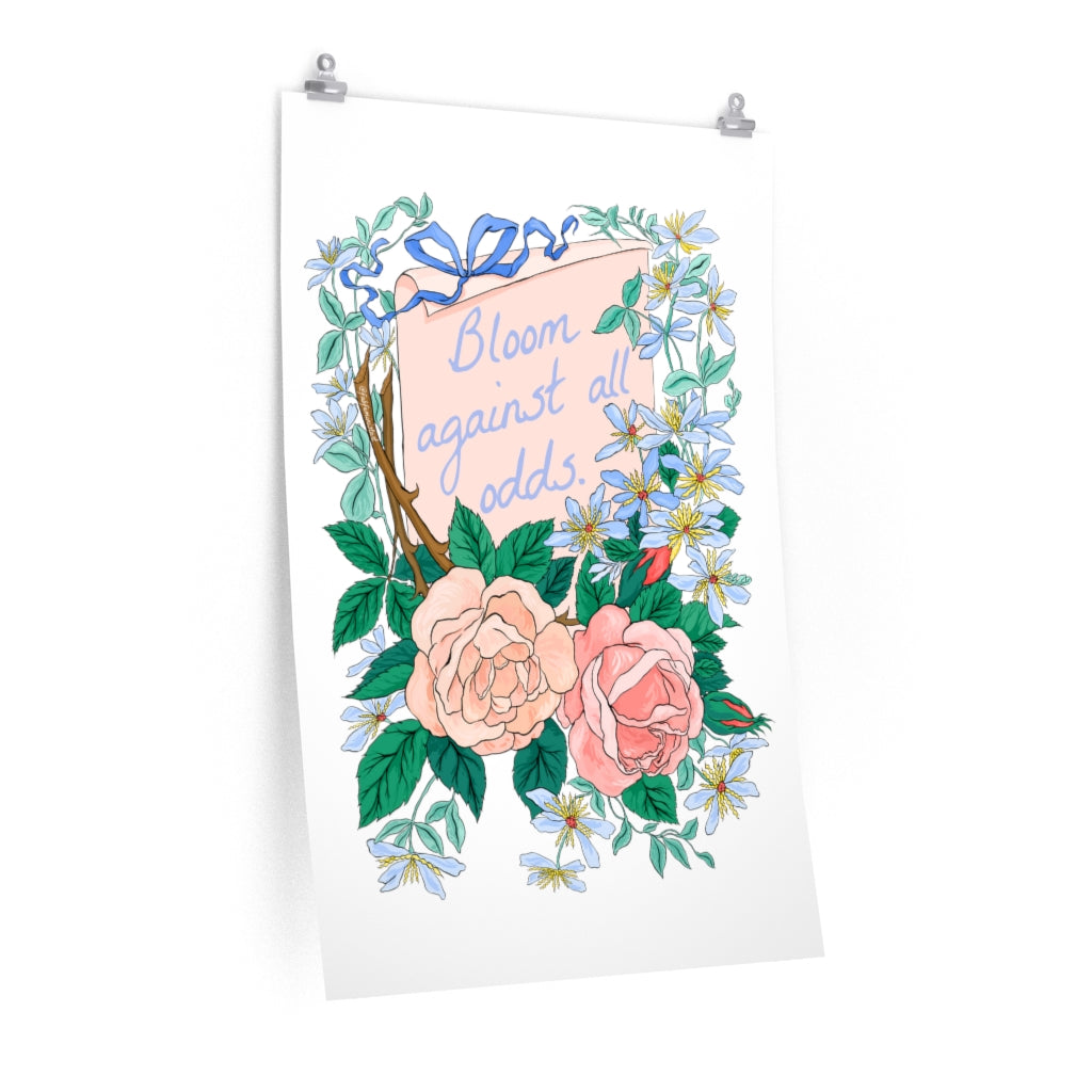 Bloom Against All Odds: Self Care Print