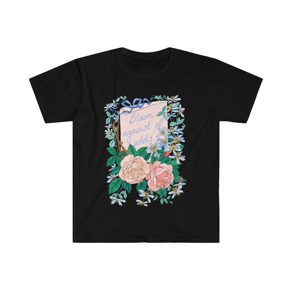 Bloom Against All Odds: Self Care Shirt