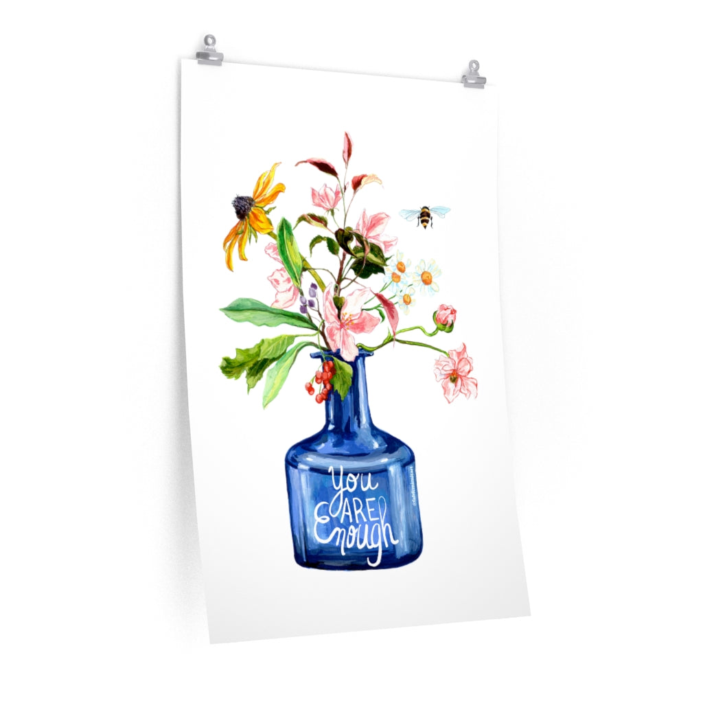 You Are Enough: Mental Health Print