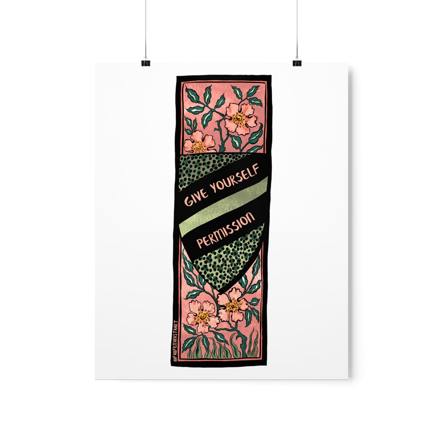 Give Yourself Permission: Self Care Print