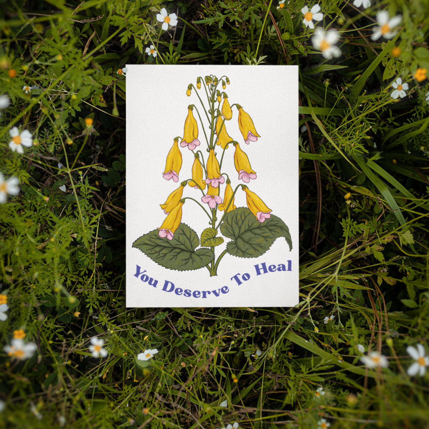 You Deserve To Heal: Mental Health Print