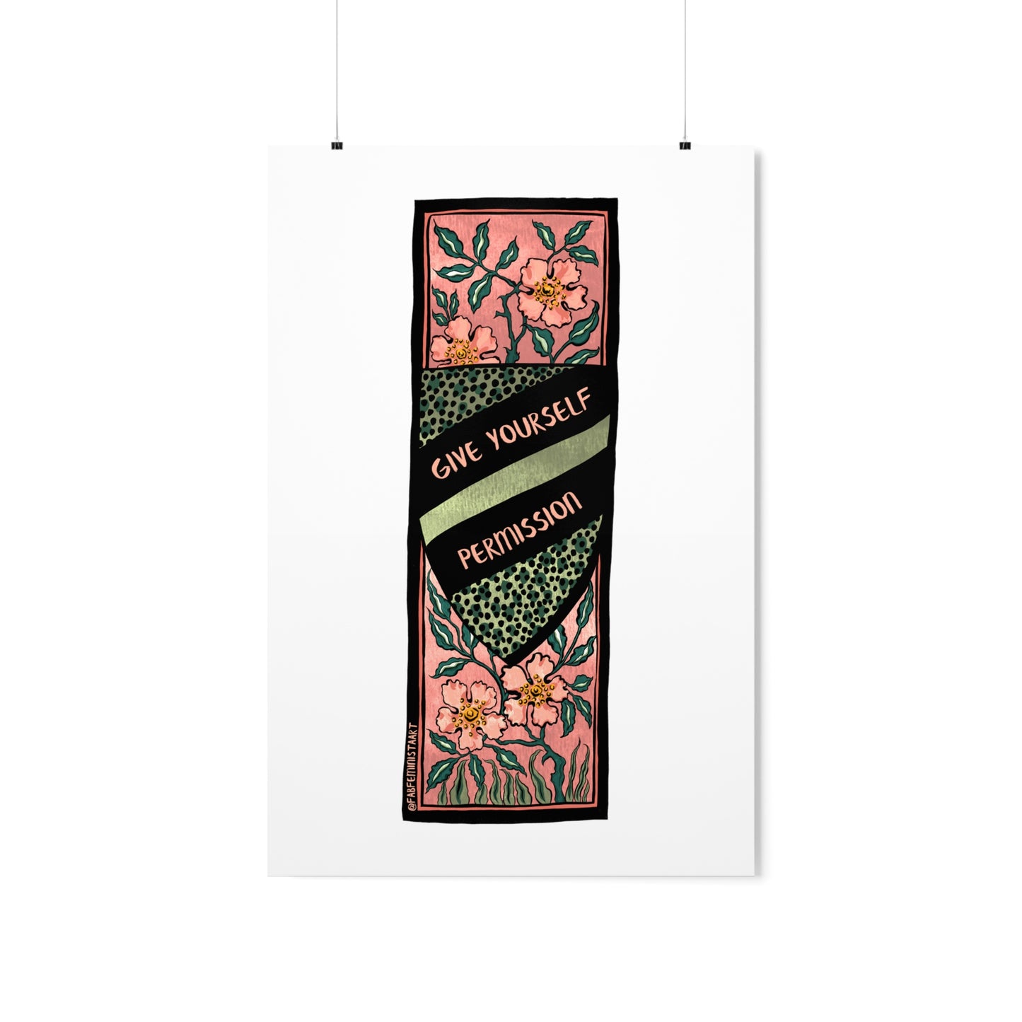 Give Yourself Permission: Self Care Print