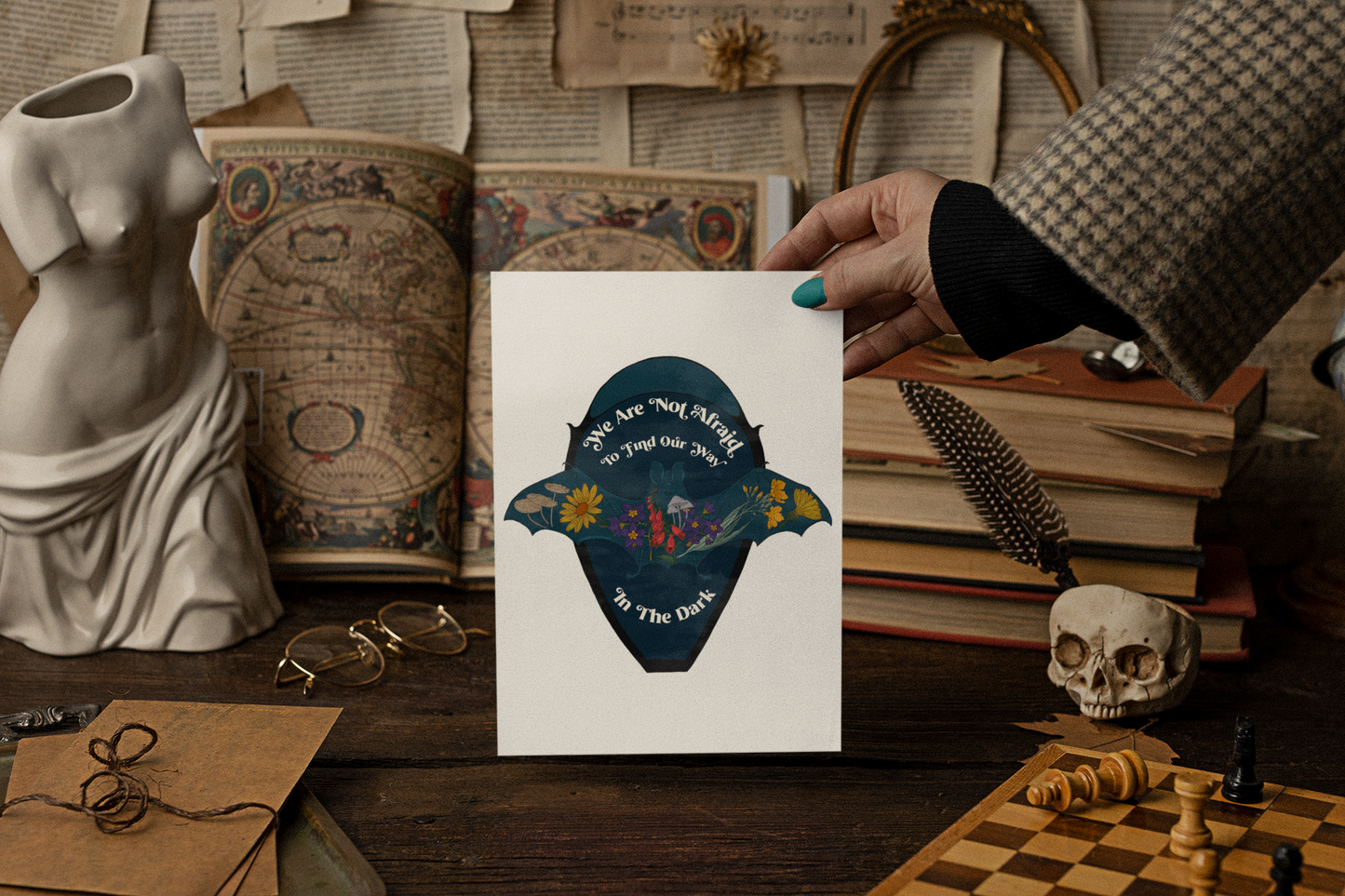 We Are Not Afraid To Find Our Way In The Dark: Feminist Print