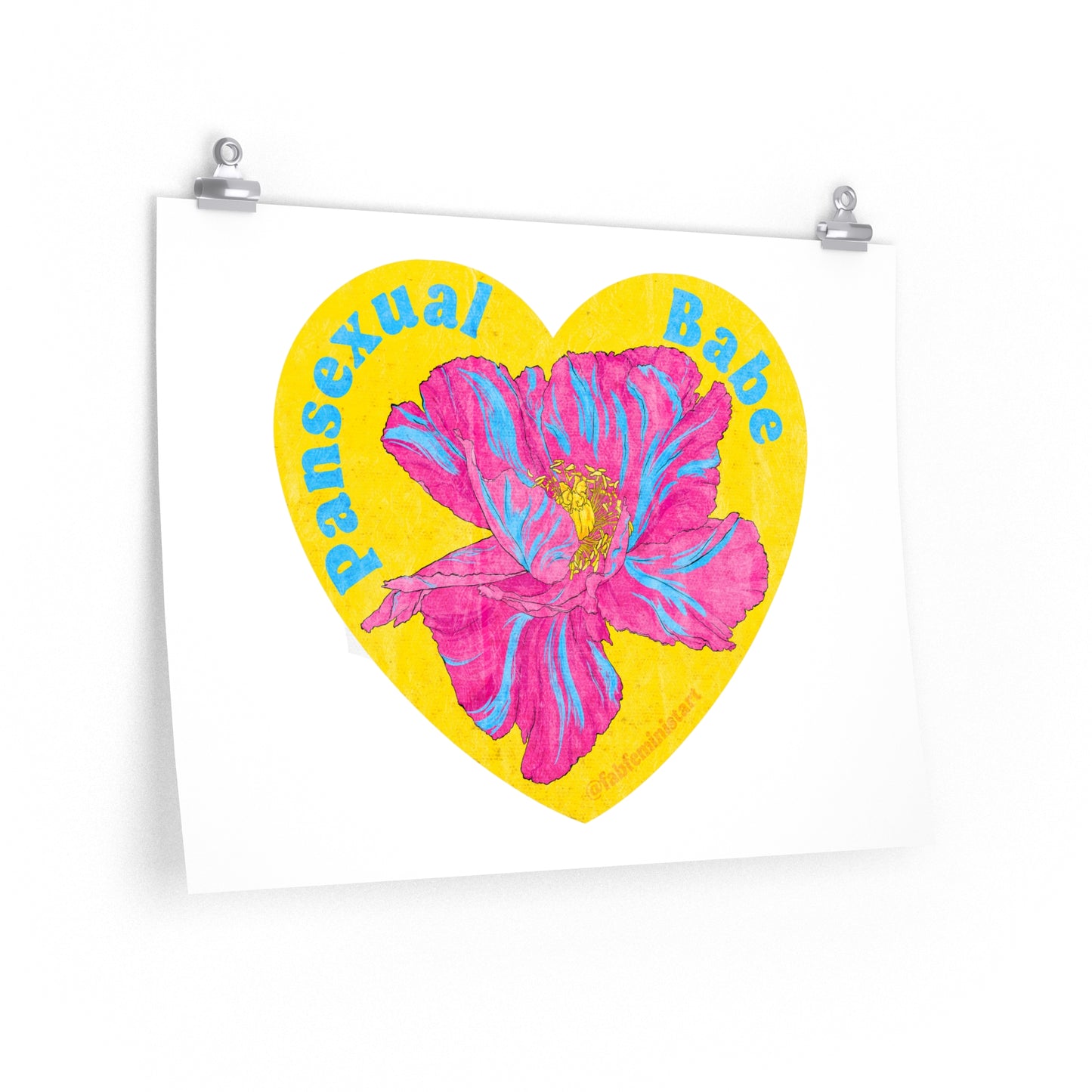 Pansexual Babe: Queer Pride Art
