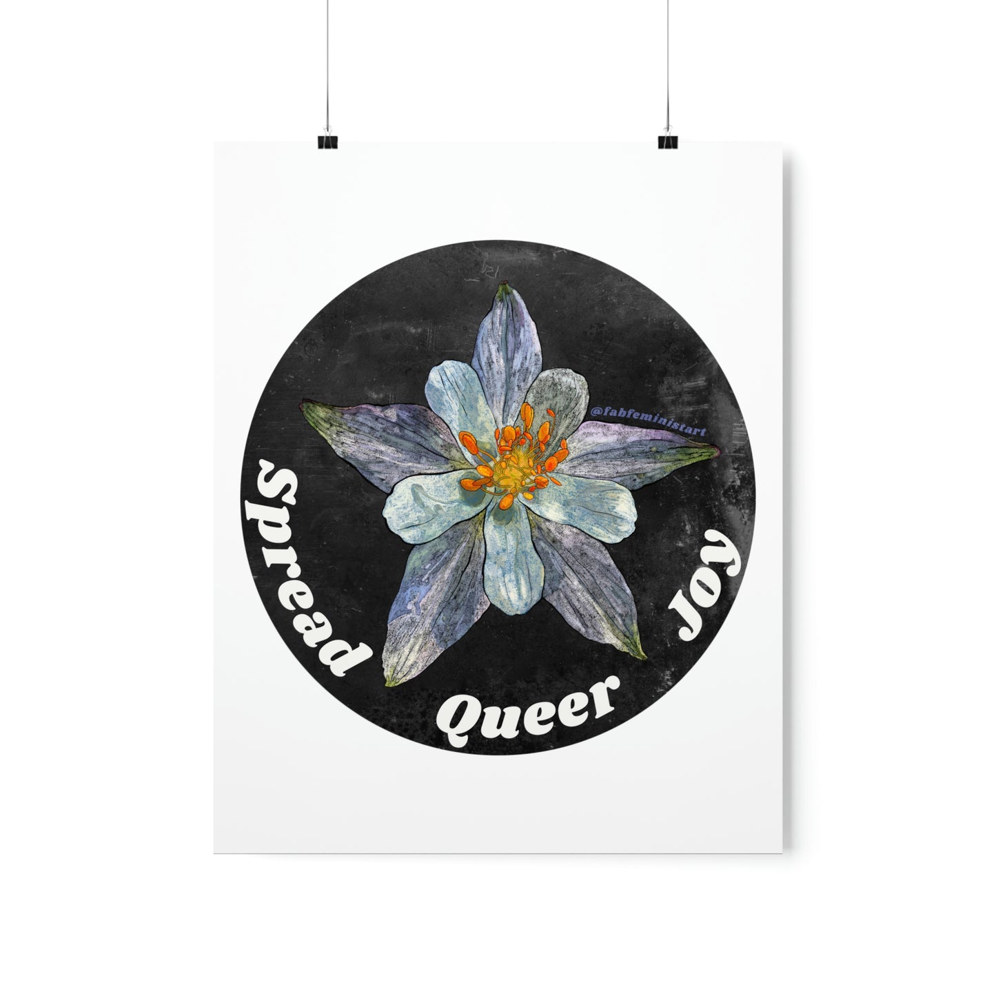 Spread Queer Joy: Pride Art Print