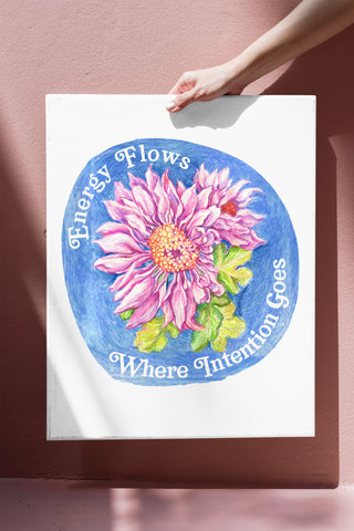 Energy Flows Where Intention Goes: Mental Health Print