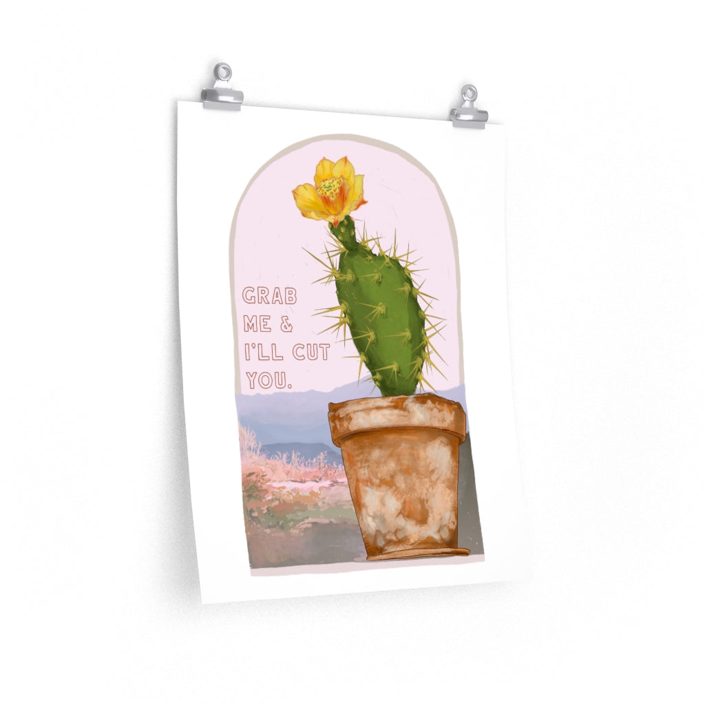 Grab Me And I'll Cut You: Feminist Print