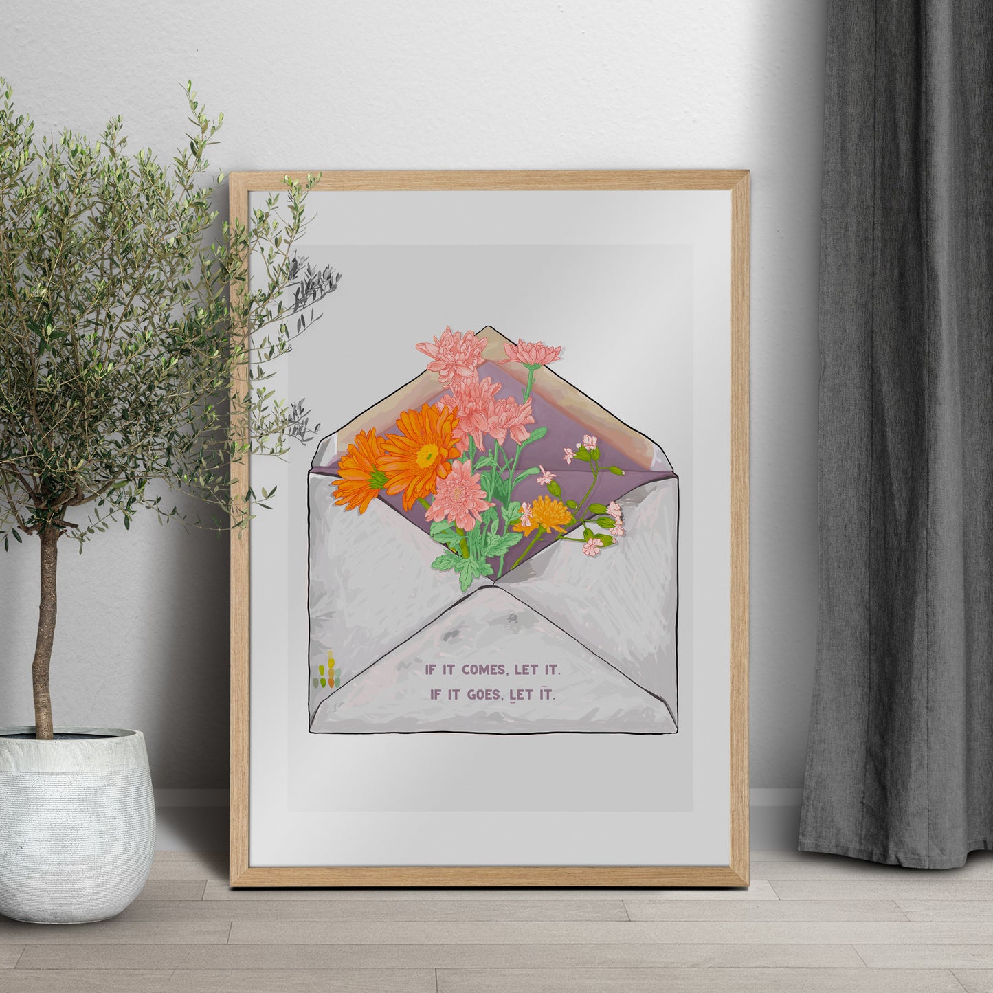 If It Comes Let It, If It Goes Let It: Mental Health Print